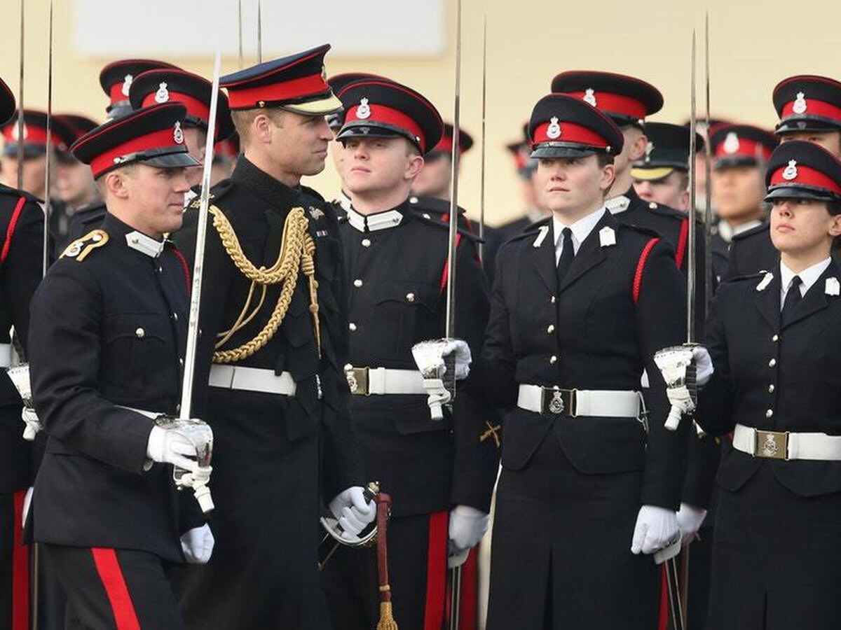 William steps in for Queen at Sandhurst parade | Express & Star