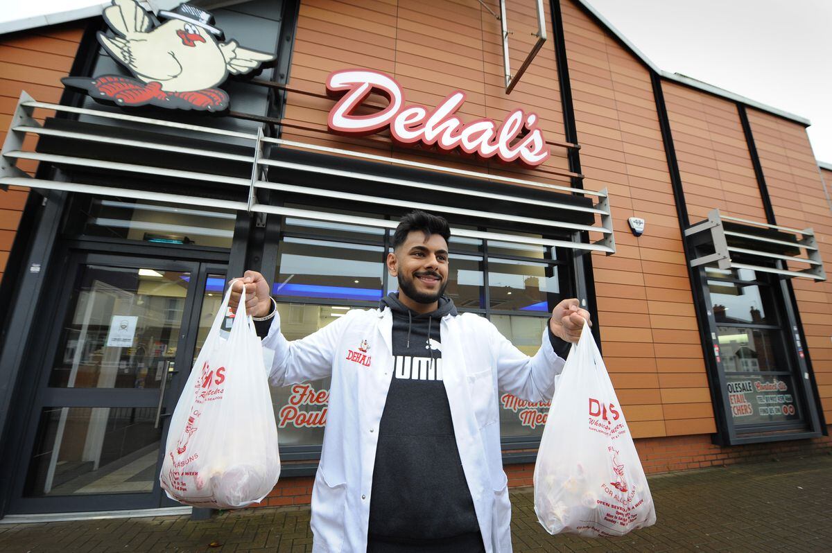 Wolverhampton butcher donates 150 food parcels to help ...