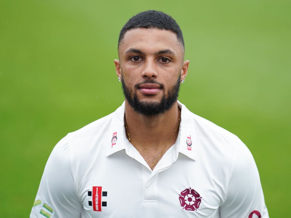 Emilio Gay hit a century as Northamptonshire enjoyed a fine opening day against Surrey