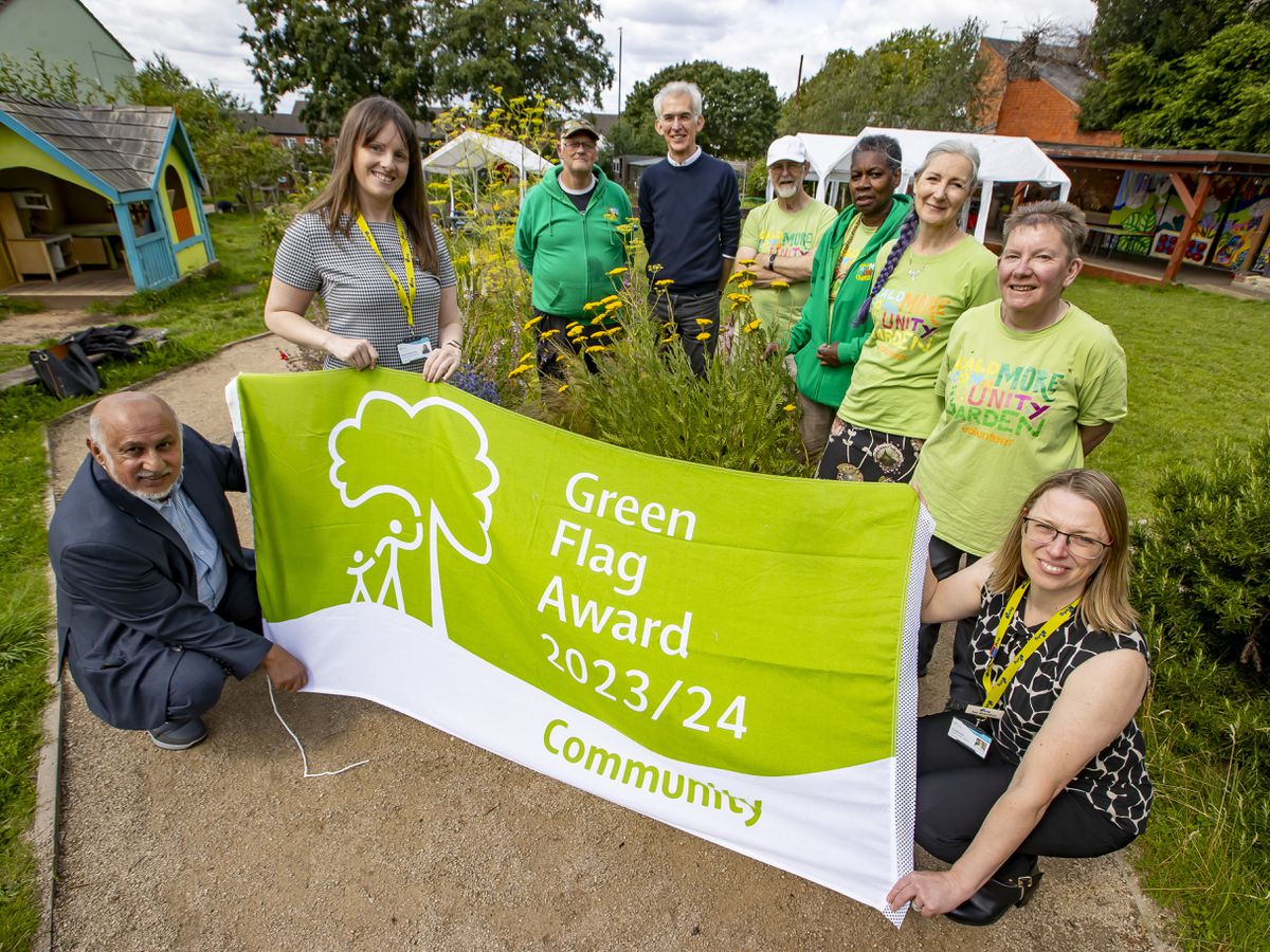 Walsall Community Garden Is Flagged Up Again For Its Green Credentials