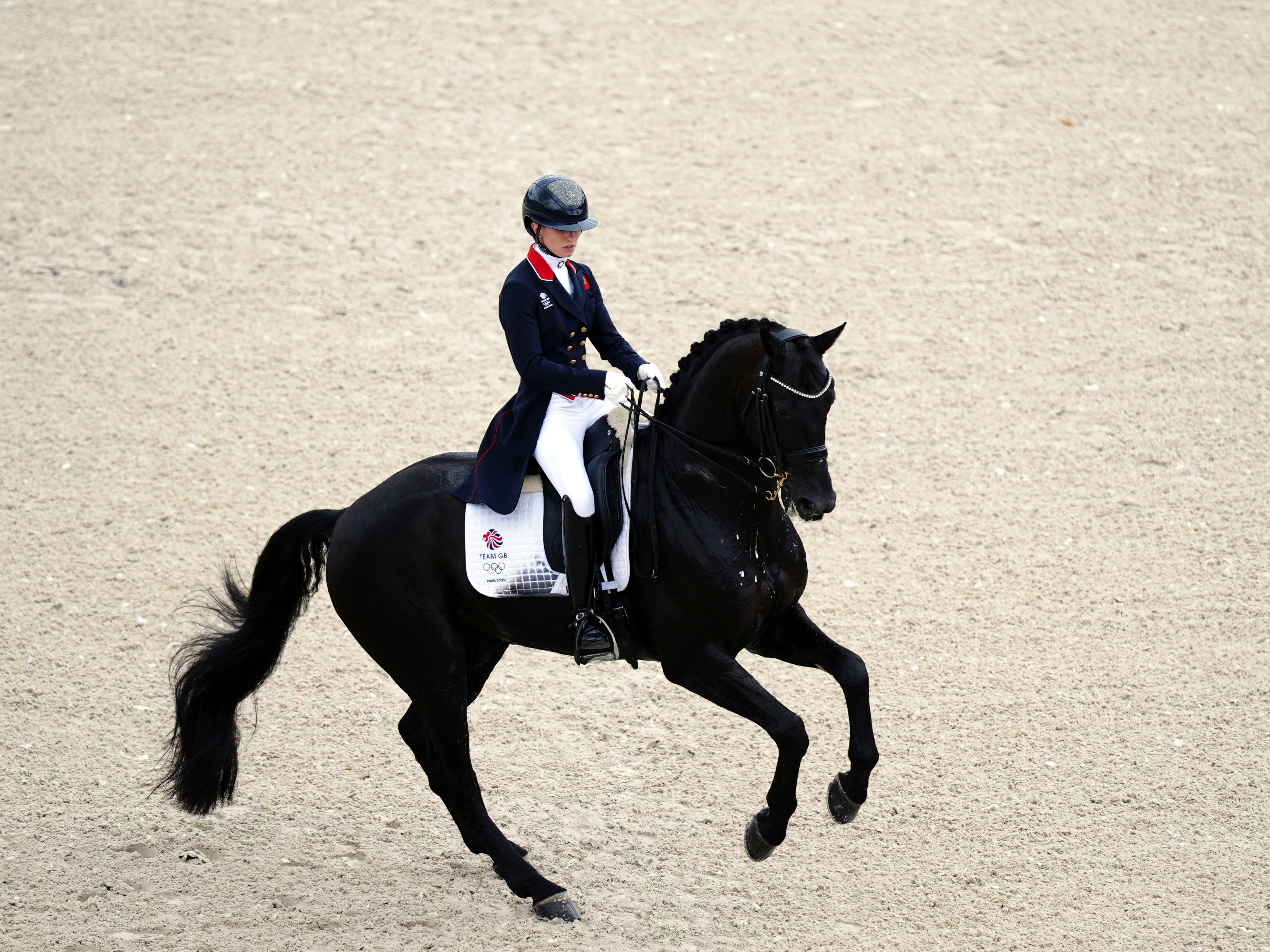 Carl Hester, Charlotte Fry and Becky Moody take team dressage bronze for GB