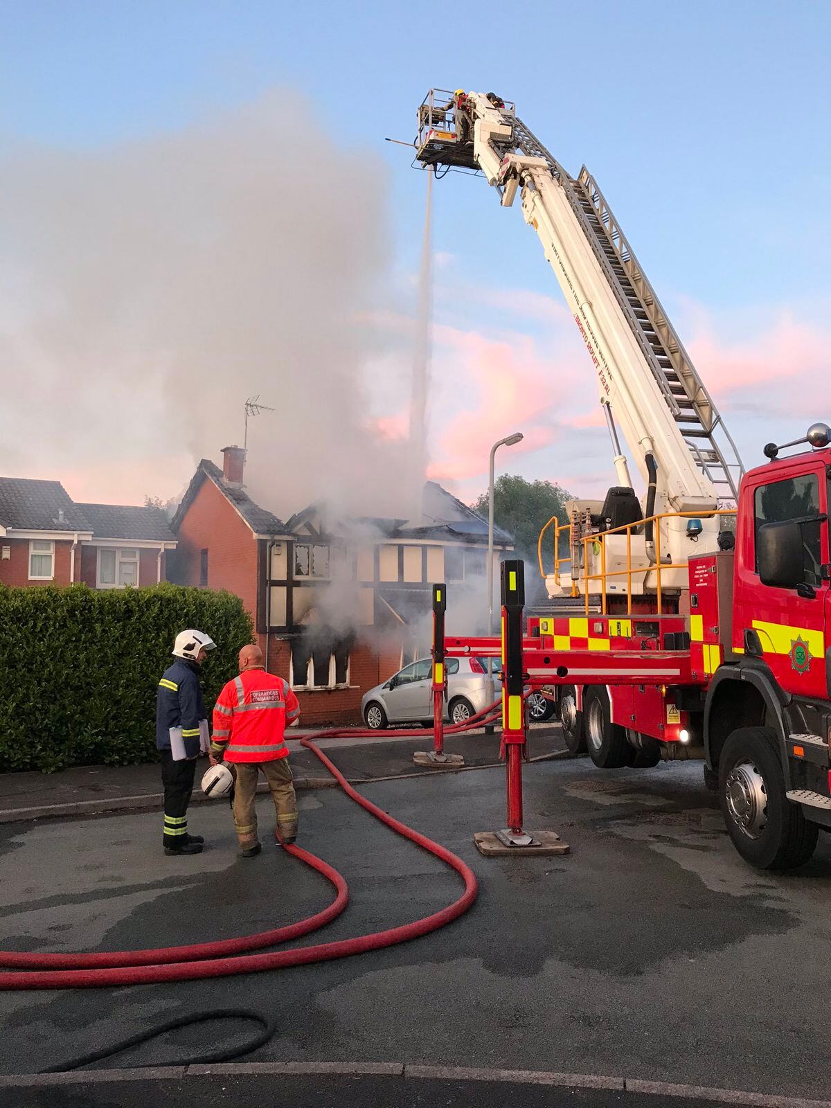 Roof collapses in Cannock house fire | Express & Star