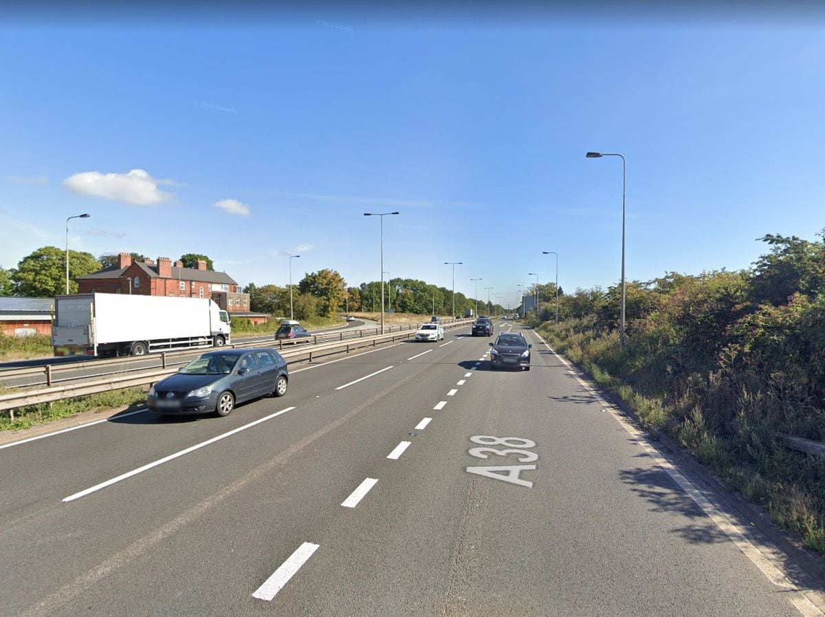 Traffic delays after section of A38 closed due to multi vehicle