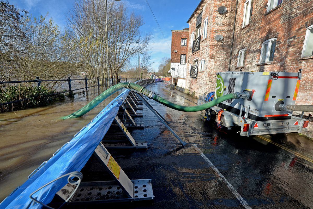 More Flood Barriers For Bewdley As River Severn Bursts Banks Again ...