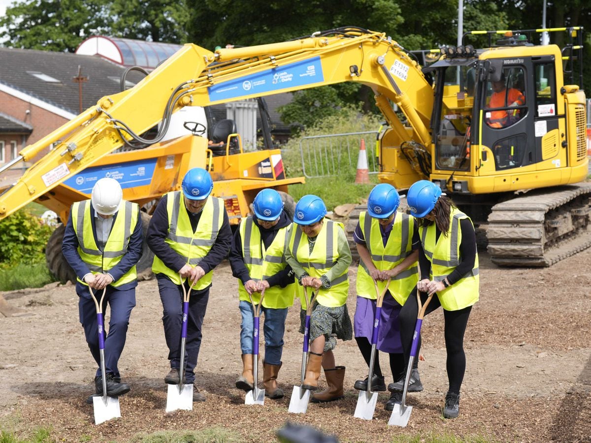 Rob Burrow ‘looking down’ at emotional groundbreaking for MND centre – family