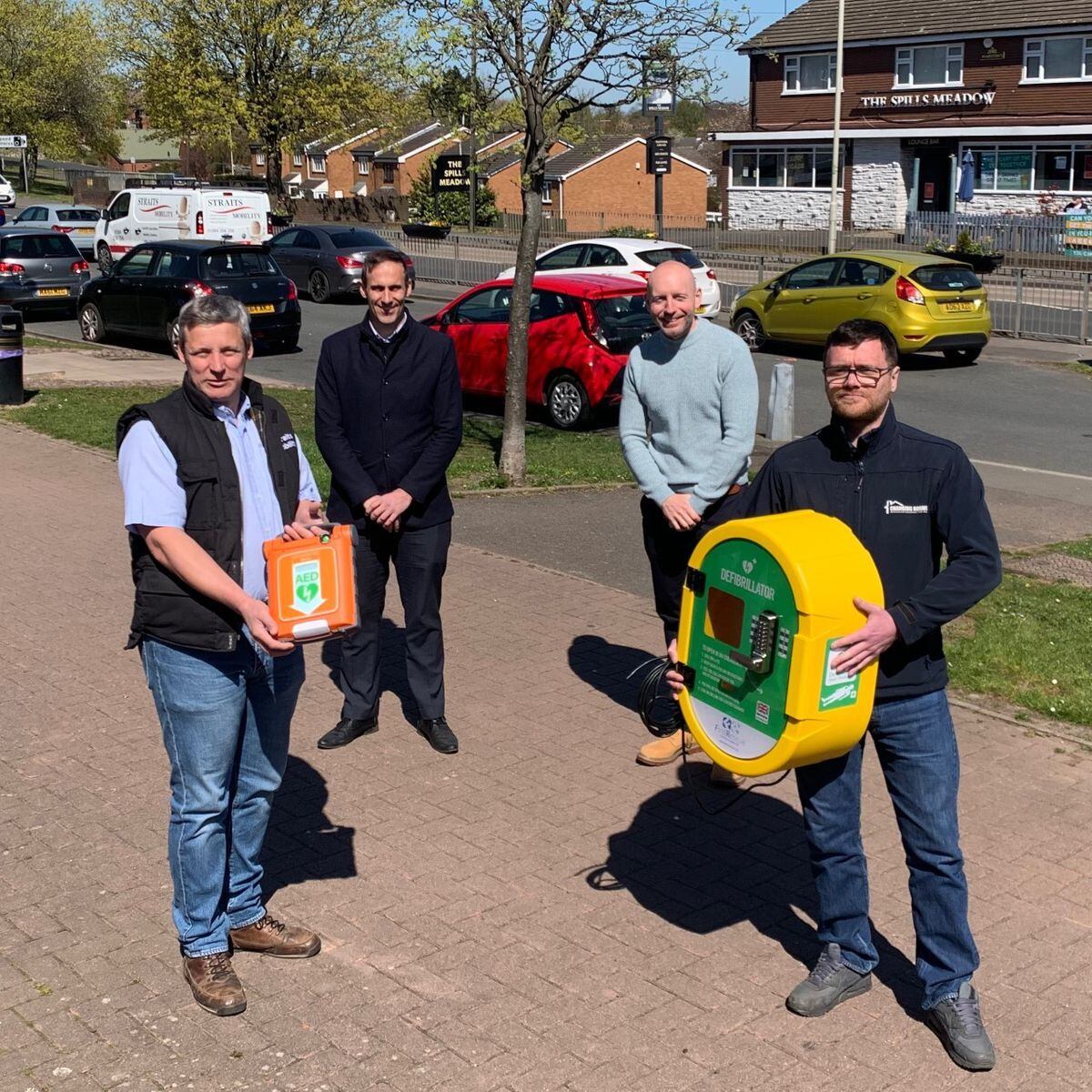 Businessmen help to replace stolen defibrillators | Express & Star