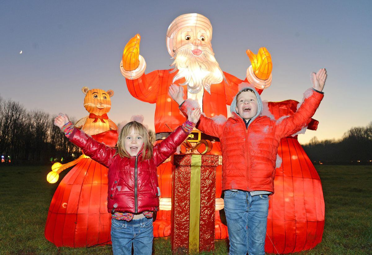 Sandwell Valley illuminations lighting up New Year celebrations