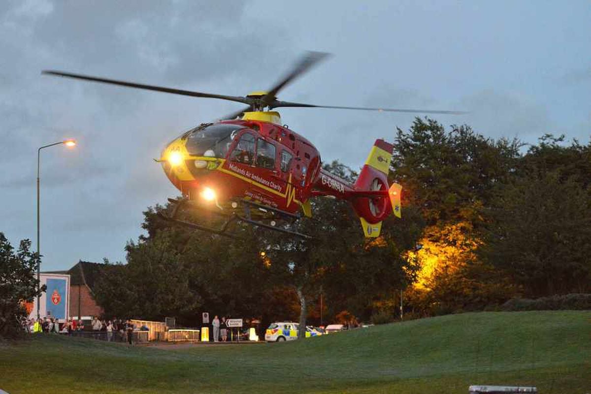 Willenhall crash Man cut free from car after smash at Portobello