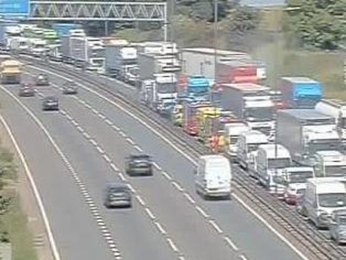 Long M6 Delays Through Black Country After Crash Involving Multiple ...