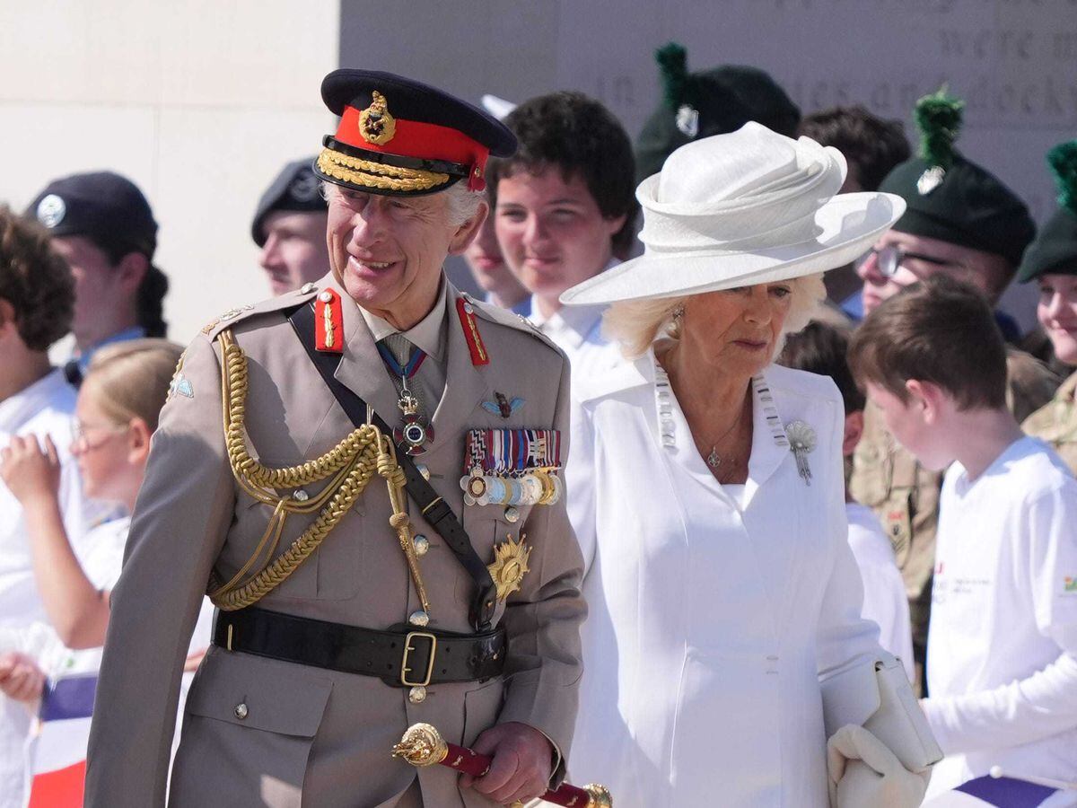 King and Queen arrive for commemorations in Normandy on D-Day 80th anniversary