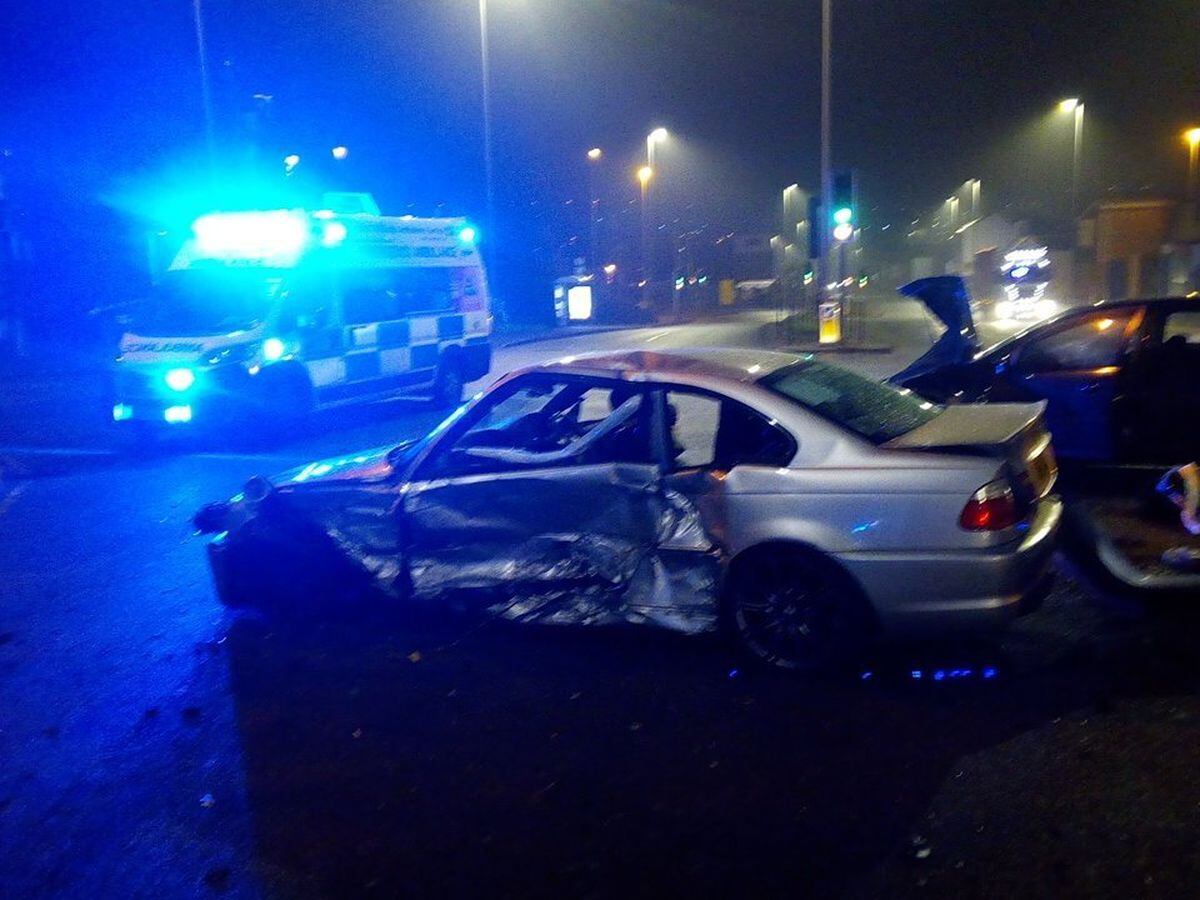 Driver Cut From Car And Taken To Hospital After Crash Express And Star