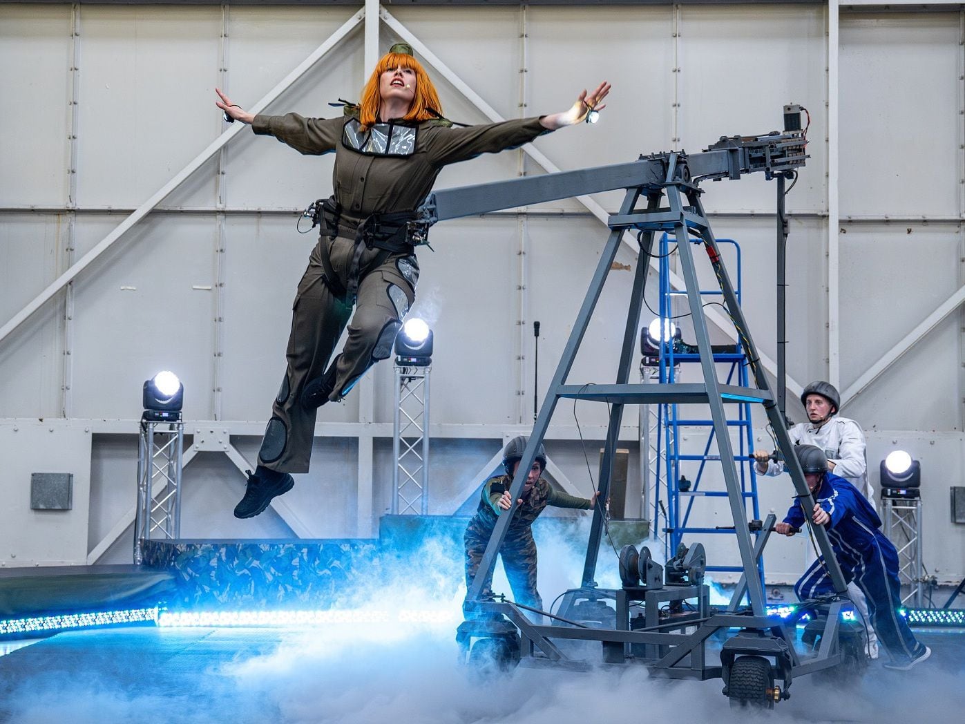 Watch: Lift-off for spectacular theatre show at RAF museum