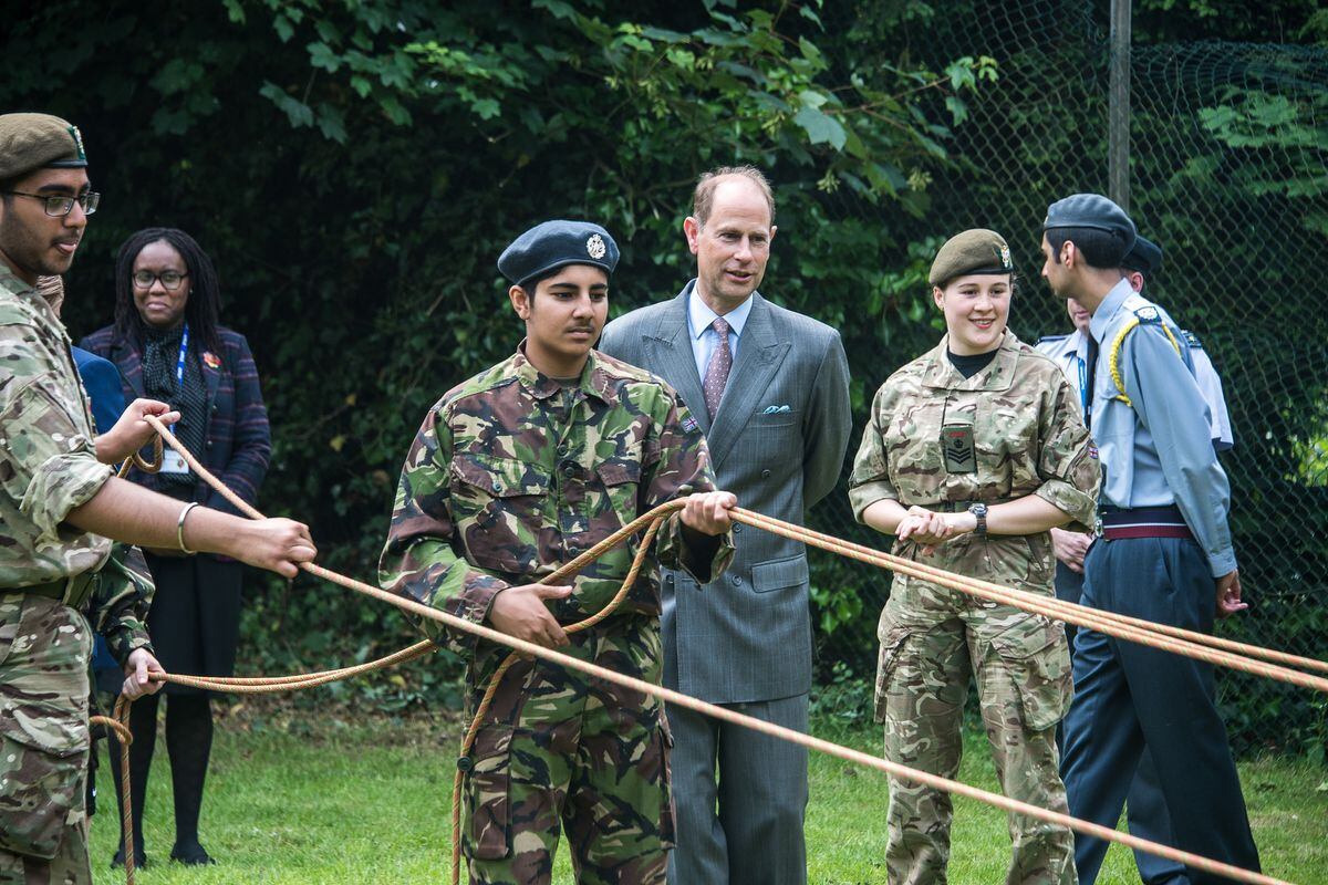 wolverhampton college royal visit