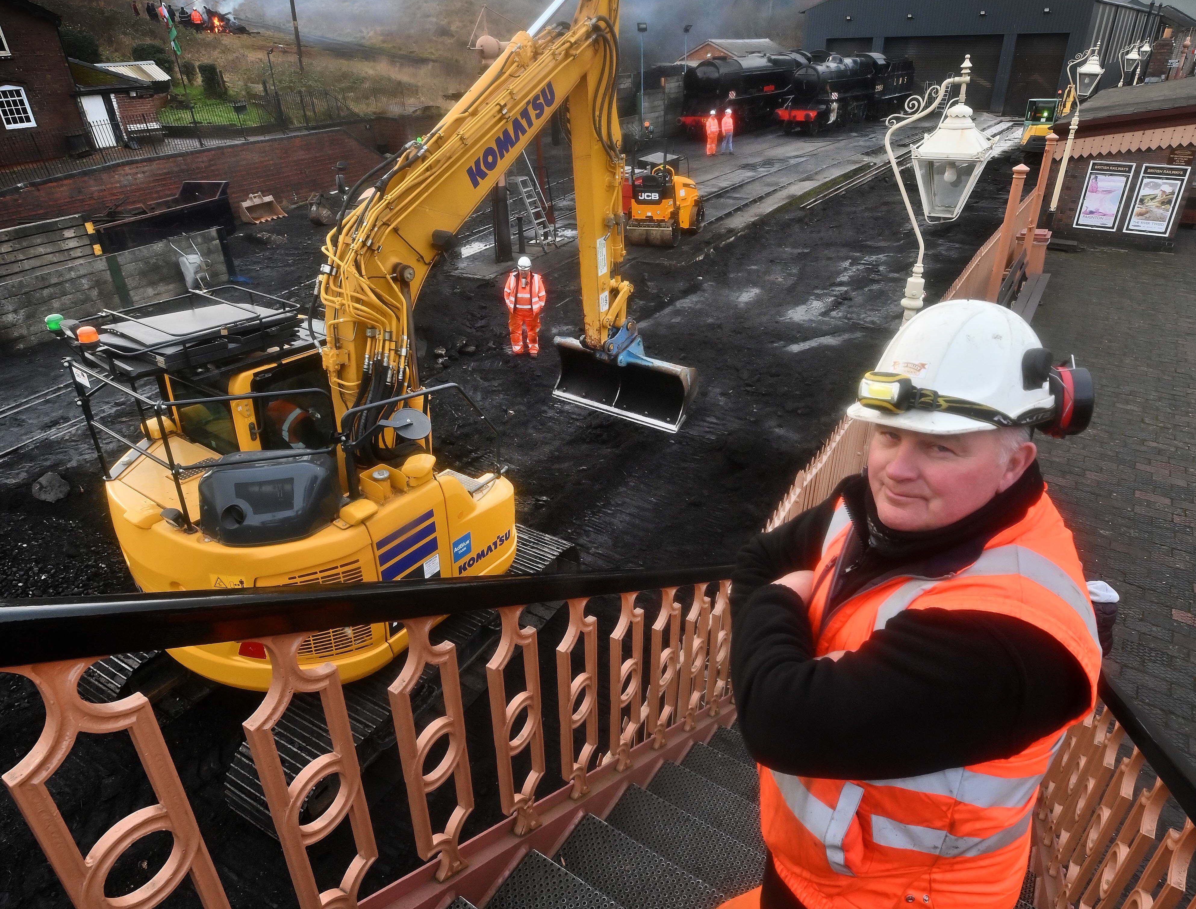 Work begins on next phase of Severn Valley Railway's project to revamp its yard