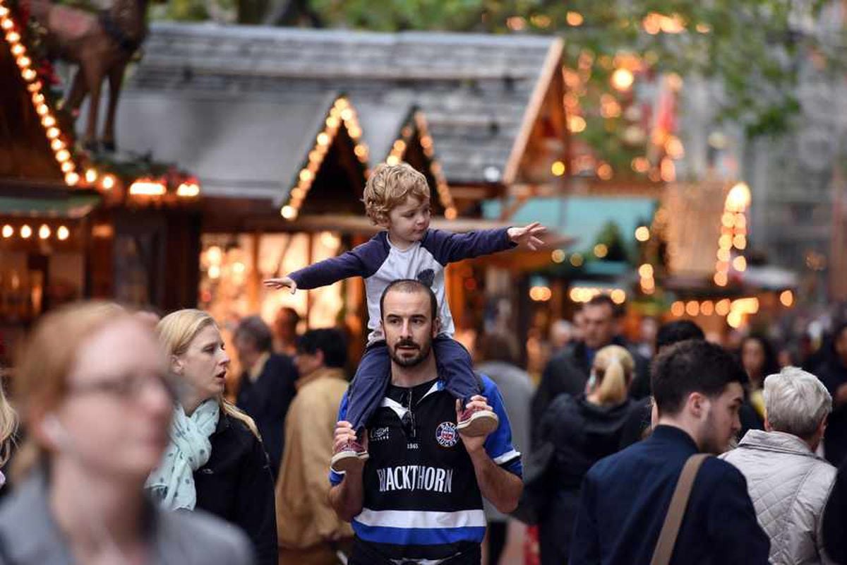 Birmingham Christmas market WATCH as thousands flock to the annual