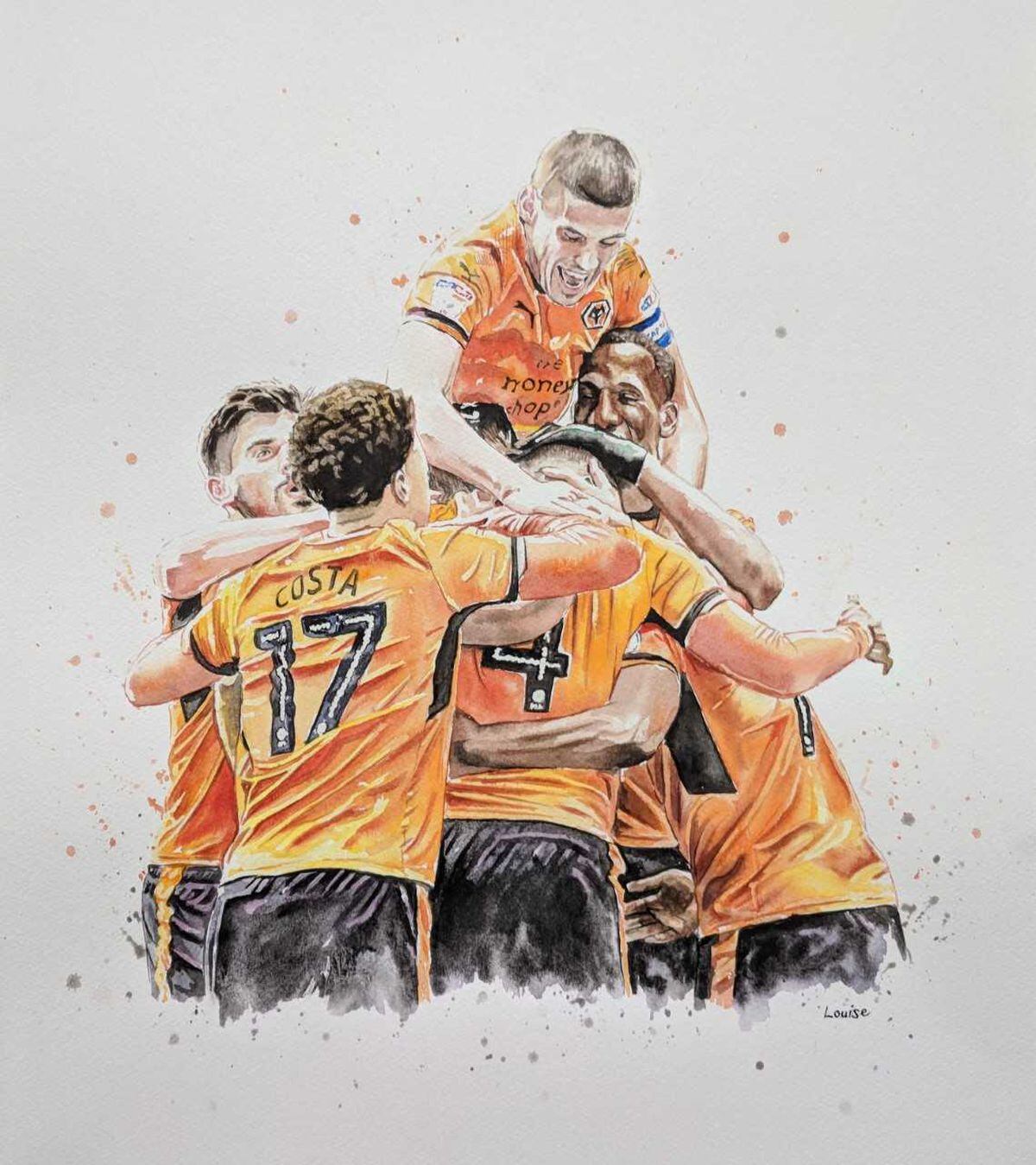 Wolves paintings net £8,000 for Cure Leukaemia | Express & Star