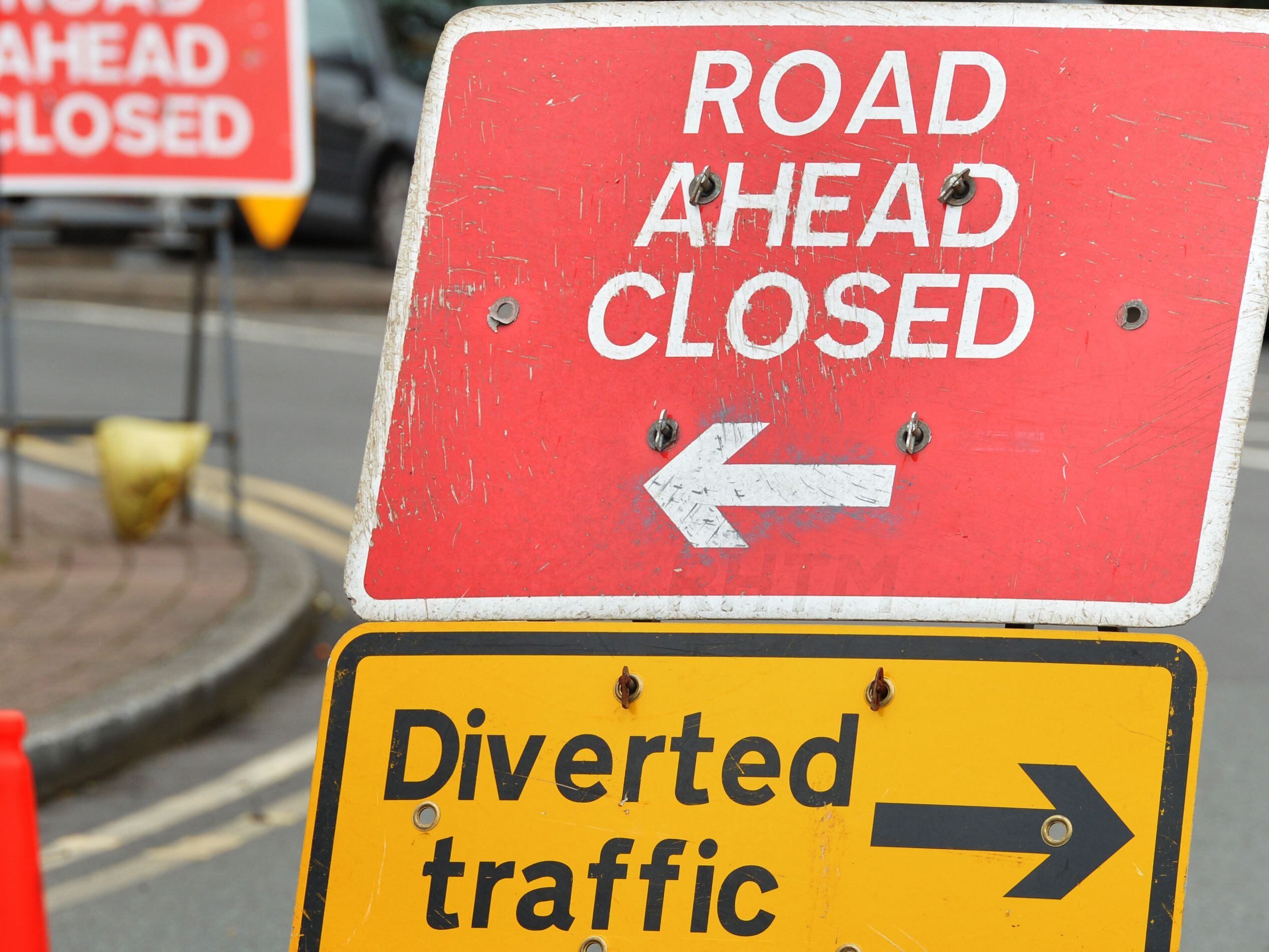 Traffic diversions and cycle lane closures in Wolverhampton city centre 