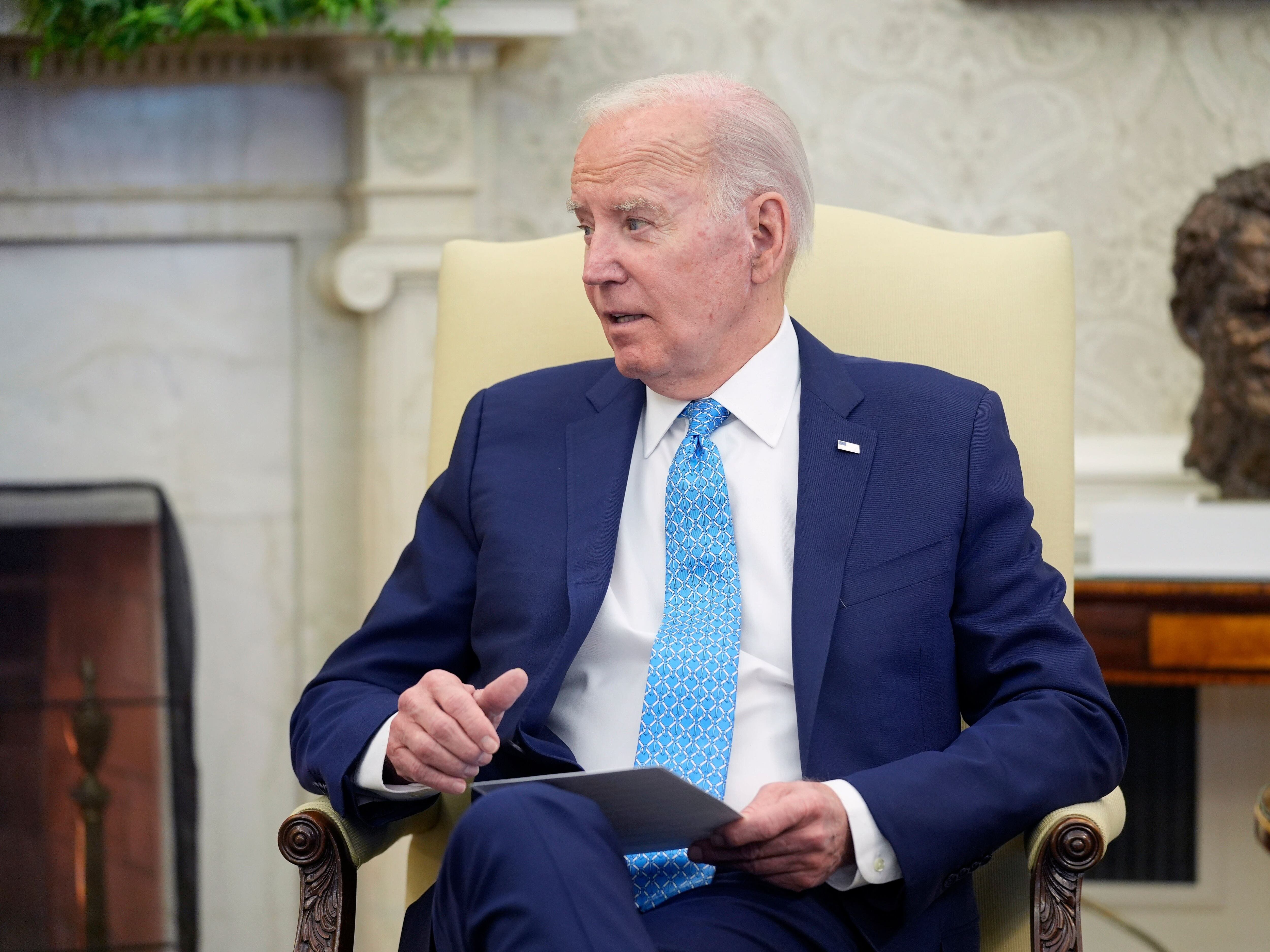 Biden approves military air drops of aid into Gaza after dozens killed