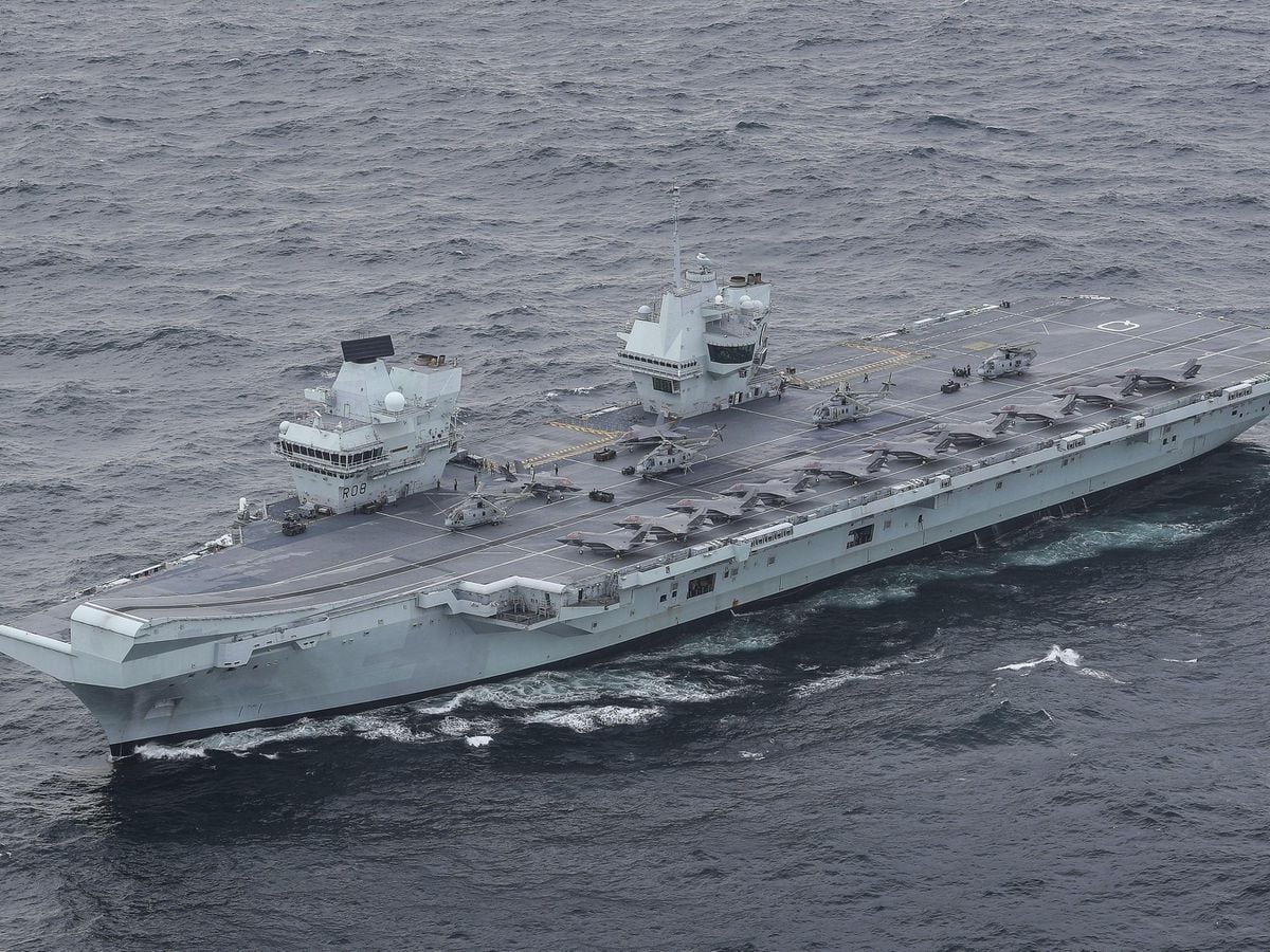 HMS Queen Elizabeth returns to port after leading carrier strike group ...