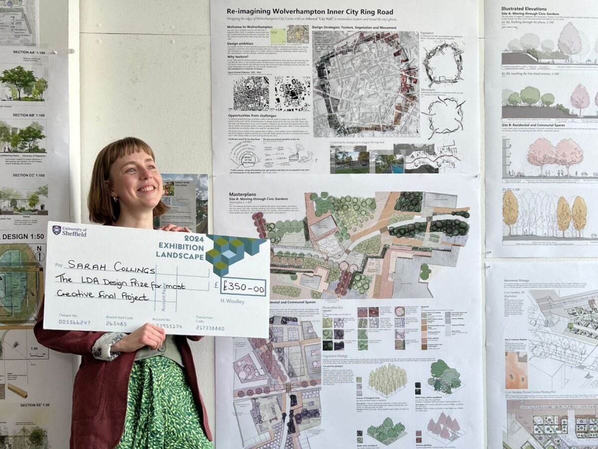 Local landscape architect awarded LDA Design Prize for Wolverhampton Ring Road project