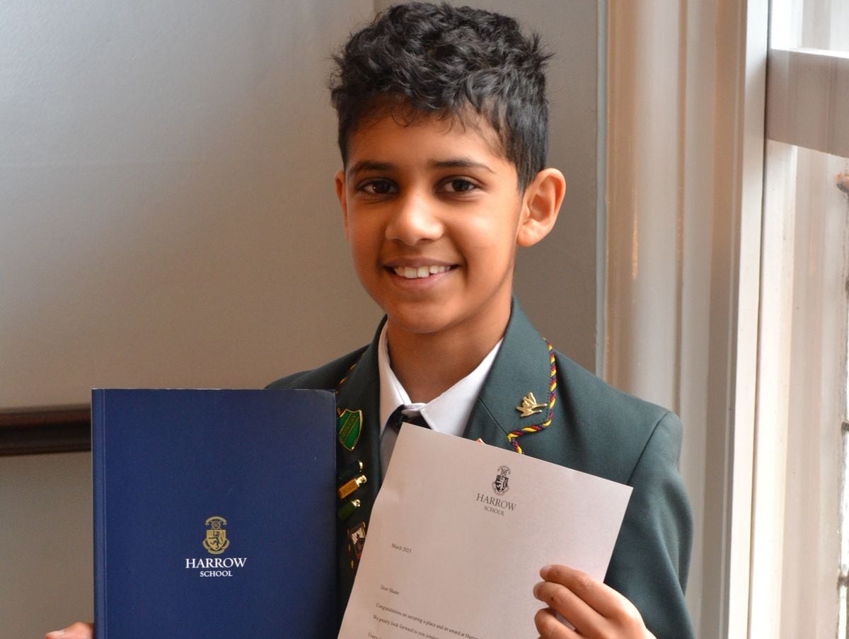 Walsall pupil celebrates after being offered scholarship to top