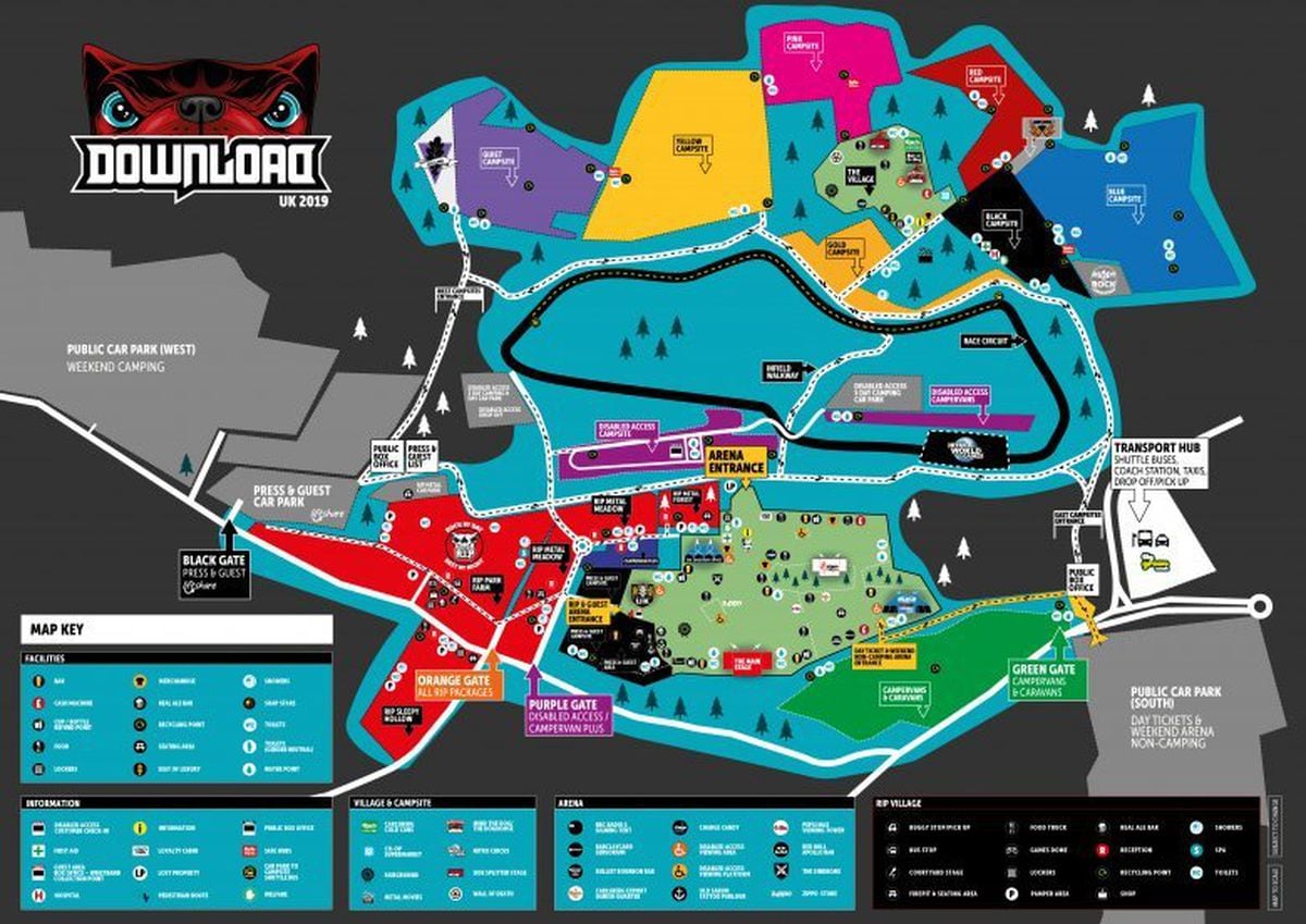Download Festival 2019 How can I get there? Where can I camp? And what
