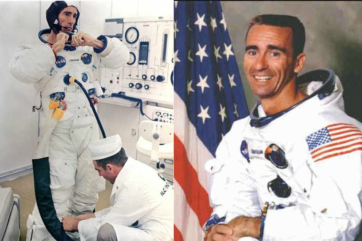 Pushing the frontier: Astronaut Walt Cunningham touches down in Walsall ...