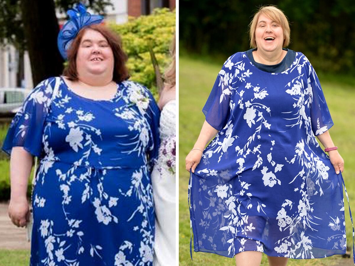 Slimmer's incredible weight loss as she loses 12 STONE in ...