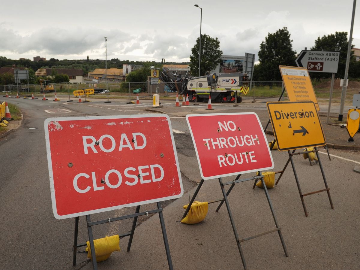 End in sight for latest roadworks near Cannock designer outlet