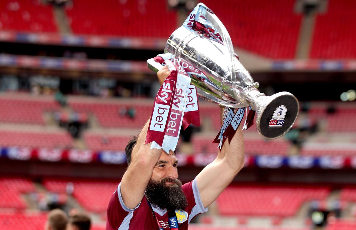 Aston Villa Promoted: Players And Staff Celebrate Wembley Win - GALLERY ...