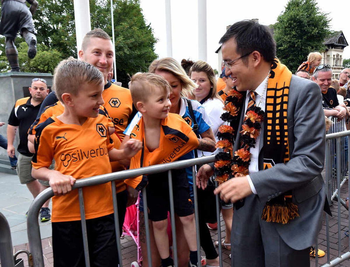 Pictures: New Owners Fosun Arrive At Wolves | Express & Star