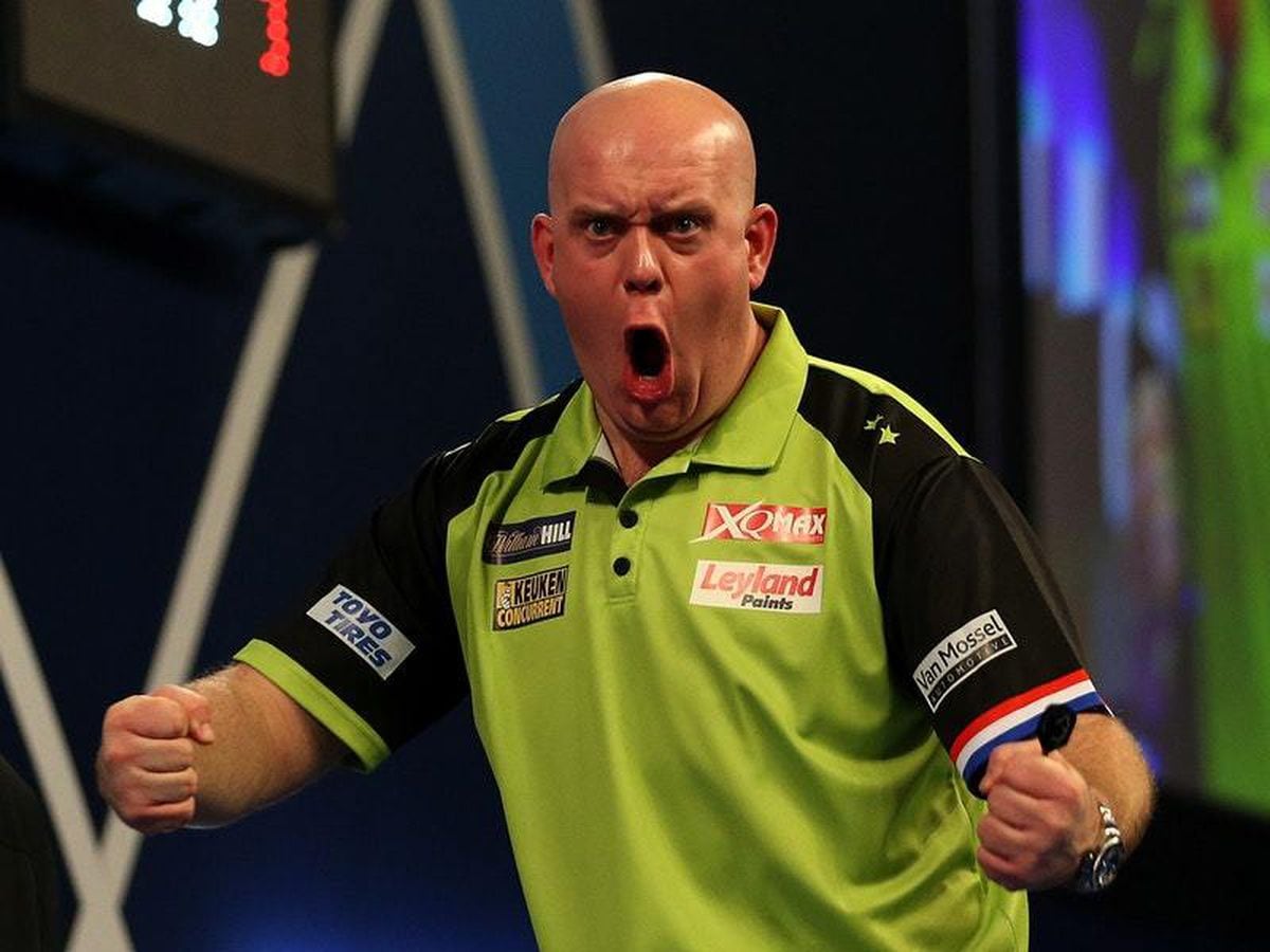 Van Gerwen thrashes Cross to return to the Premier League summit ...