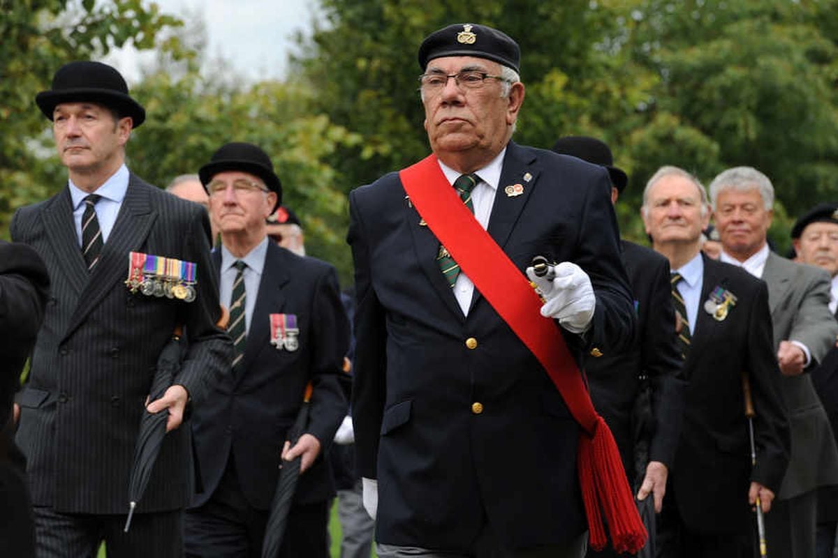 In pictures and video: Staffordshire Regiment's pride as memorial ...