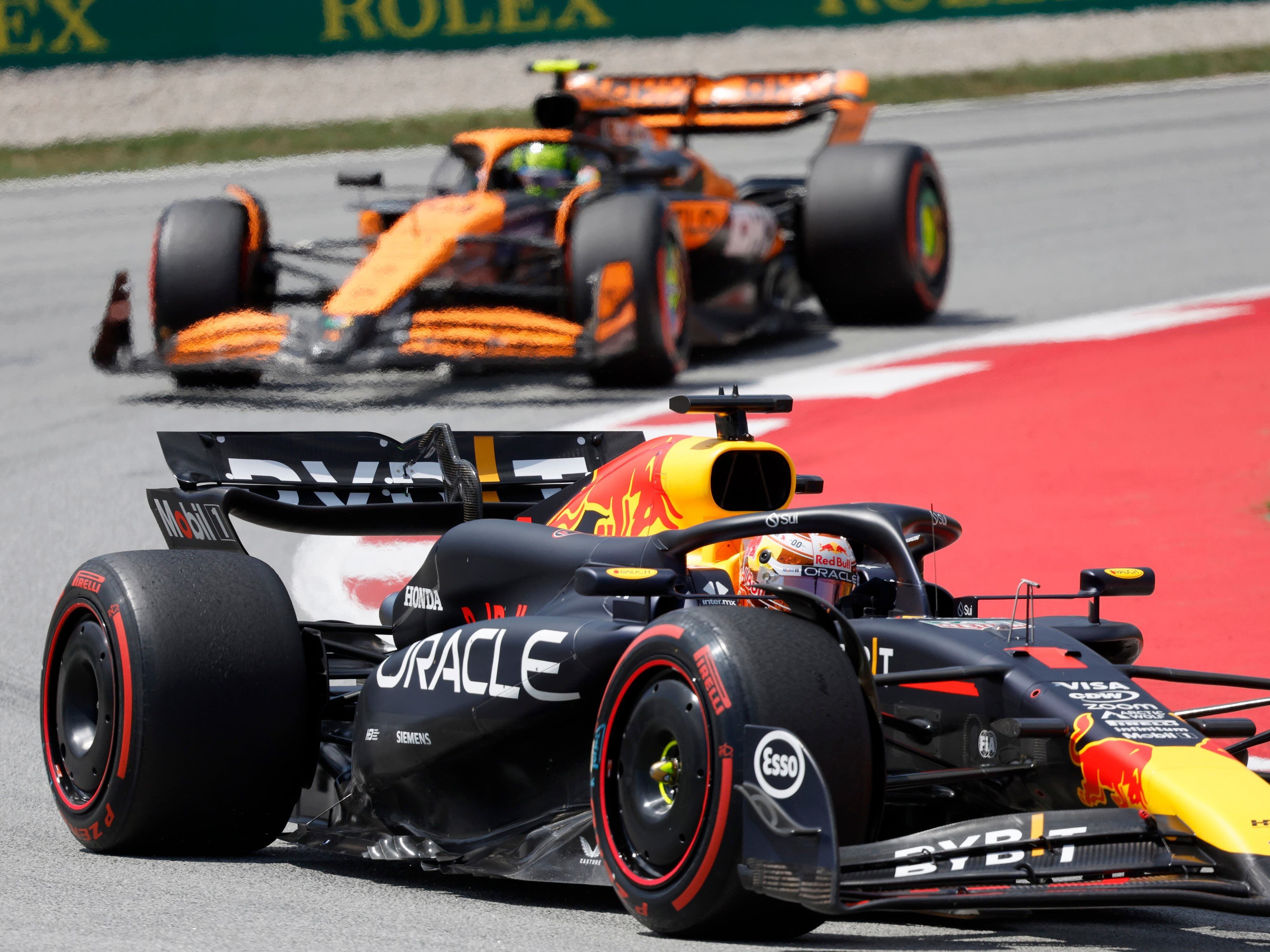 Max Verstappen holds off Lando Norris to extend title lead with Spanish GP win