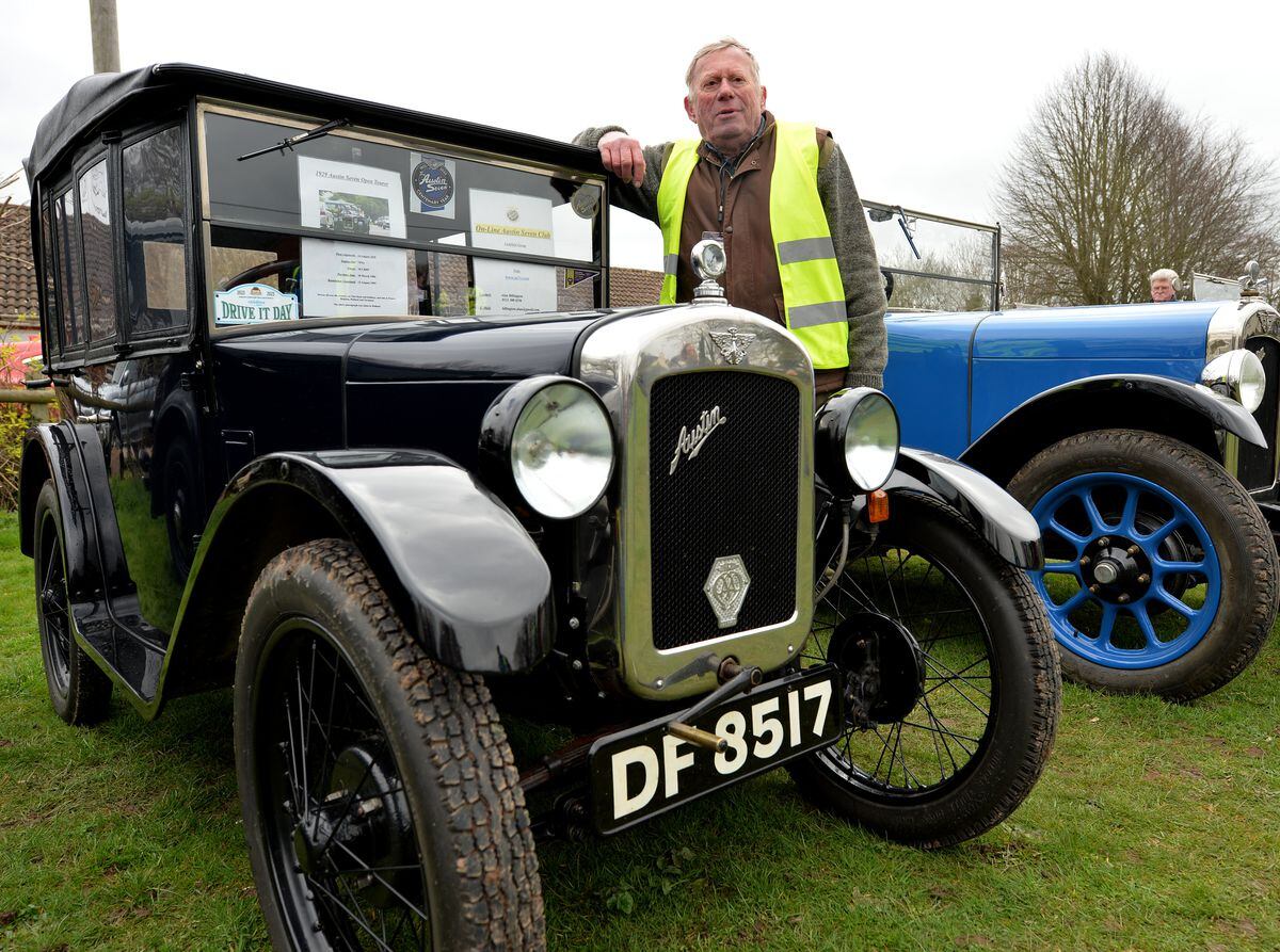 Classic car fans flock to see vintage vehicles of all shapes and sizes