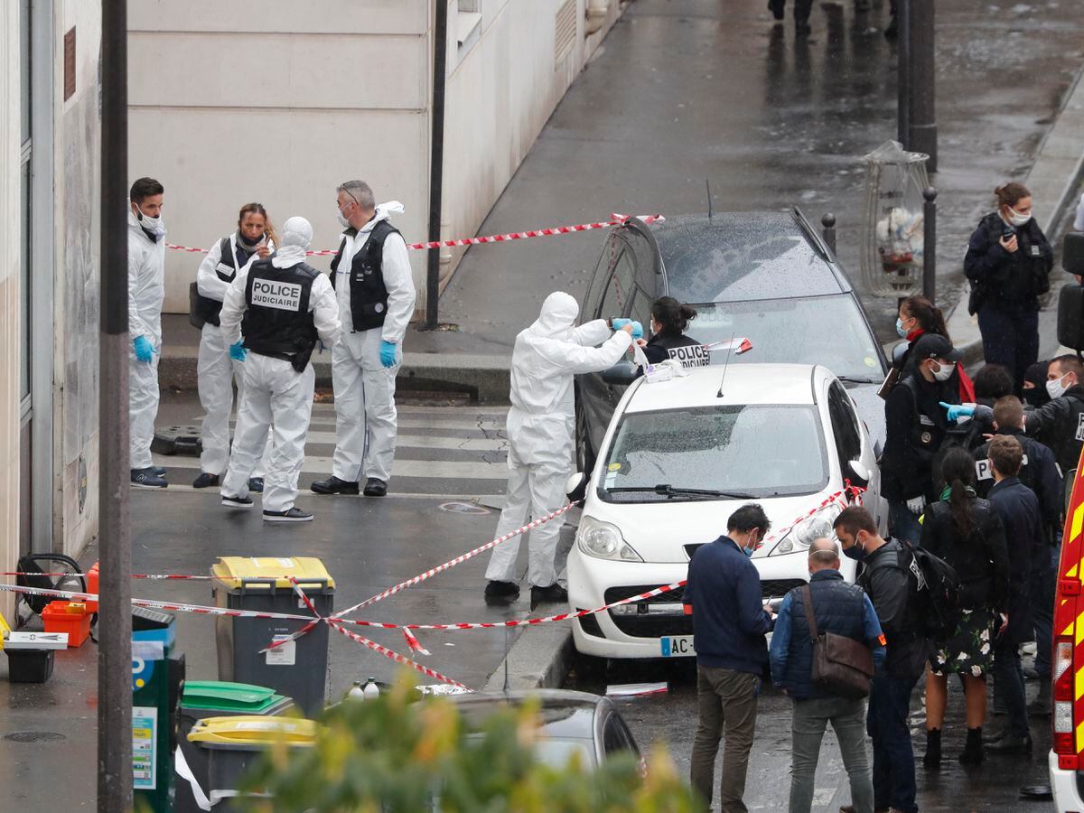 Paris stabbing suspect targeted Charlie Hebdo, says official | Express