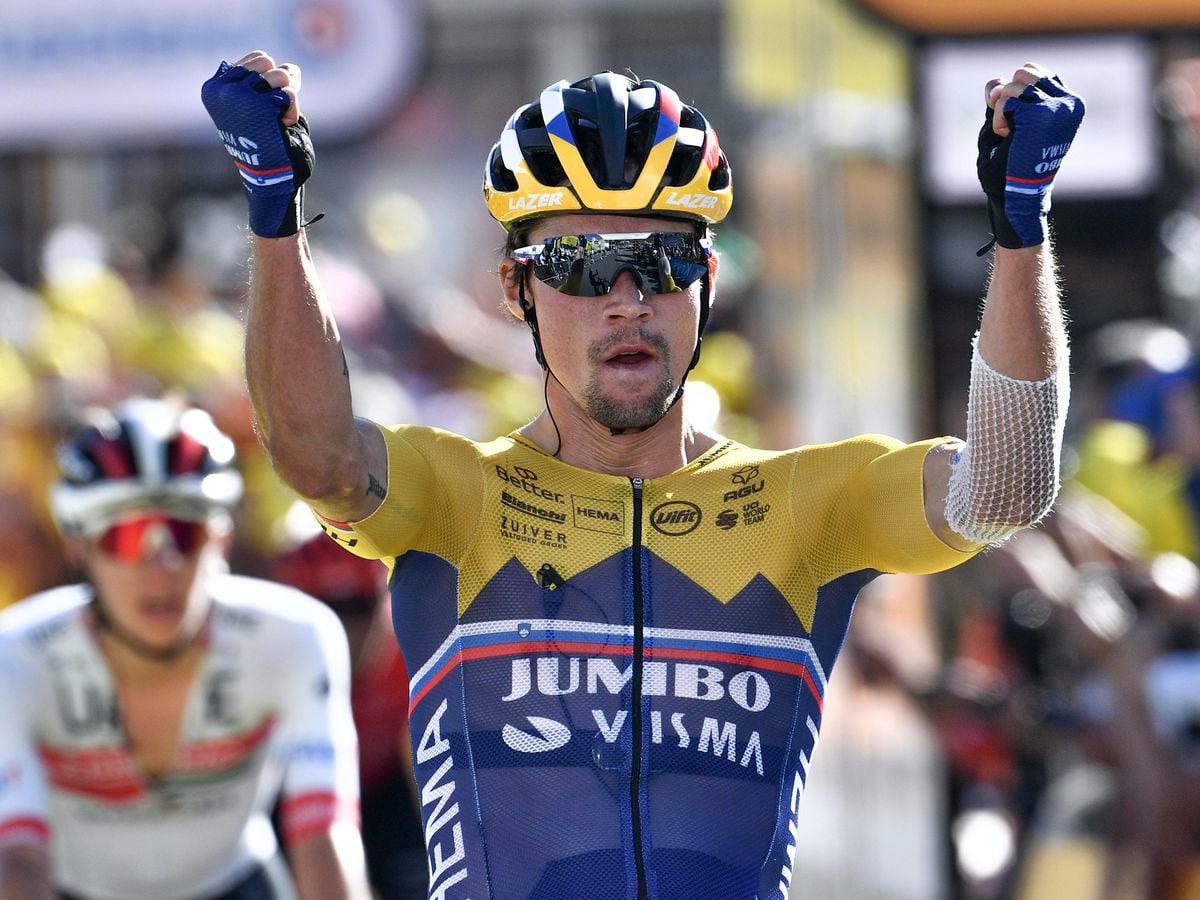 Primoz Roglic wins Tour de France stage four as Julian Alaphilippe