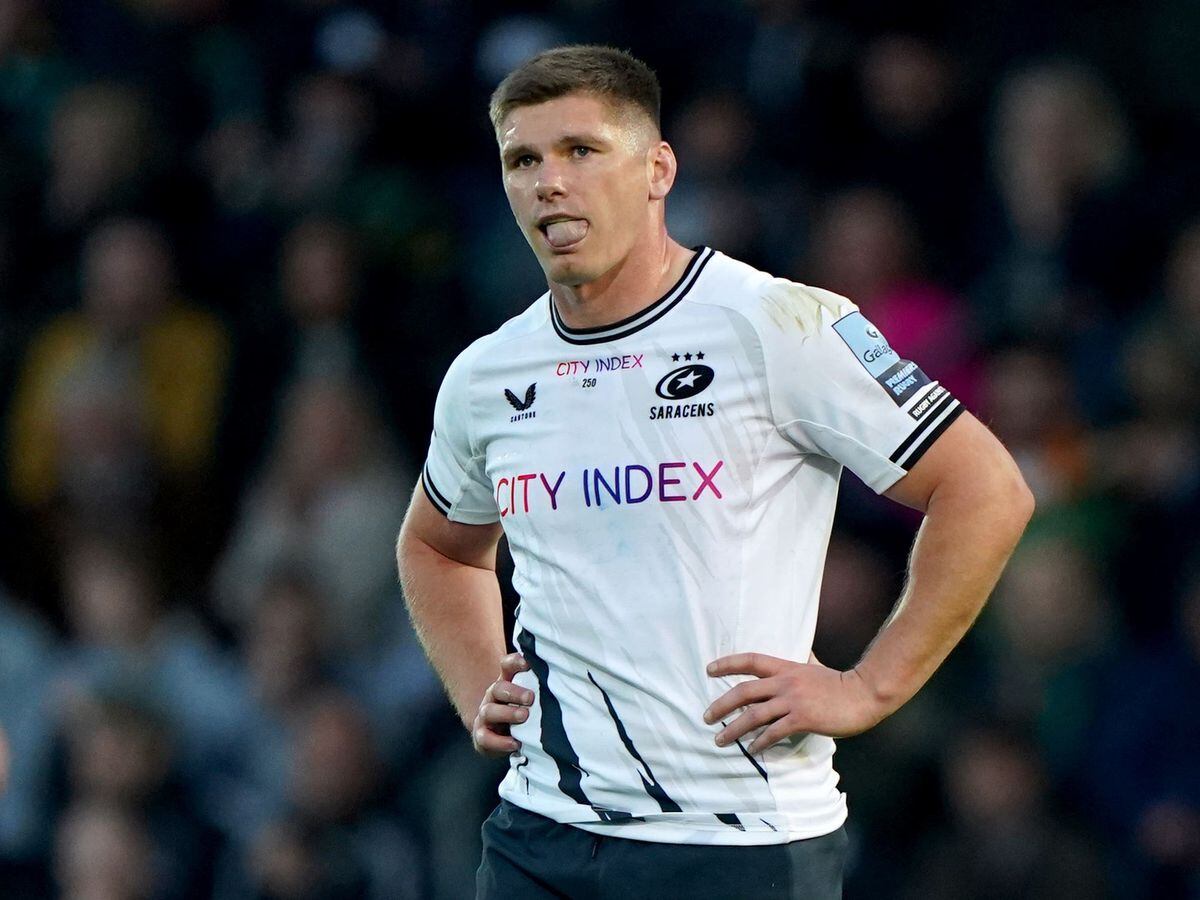 Owen Farrell signs off from Saracens career with narrow defeat at Northampton