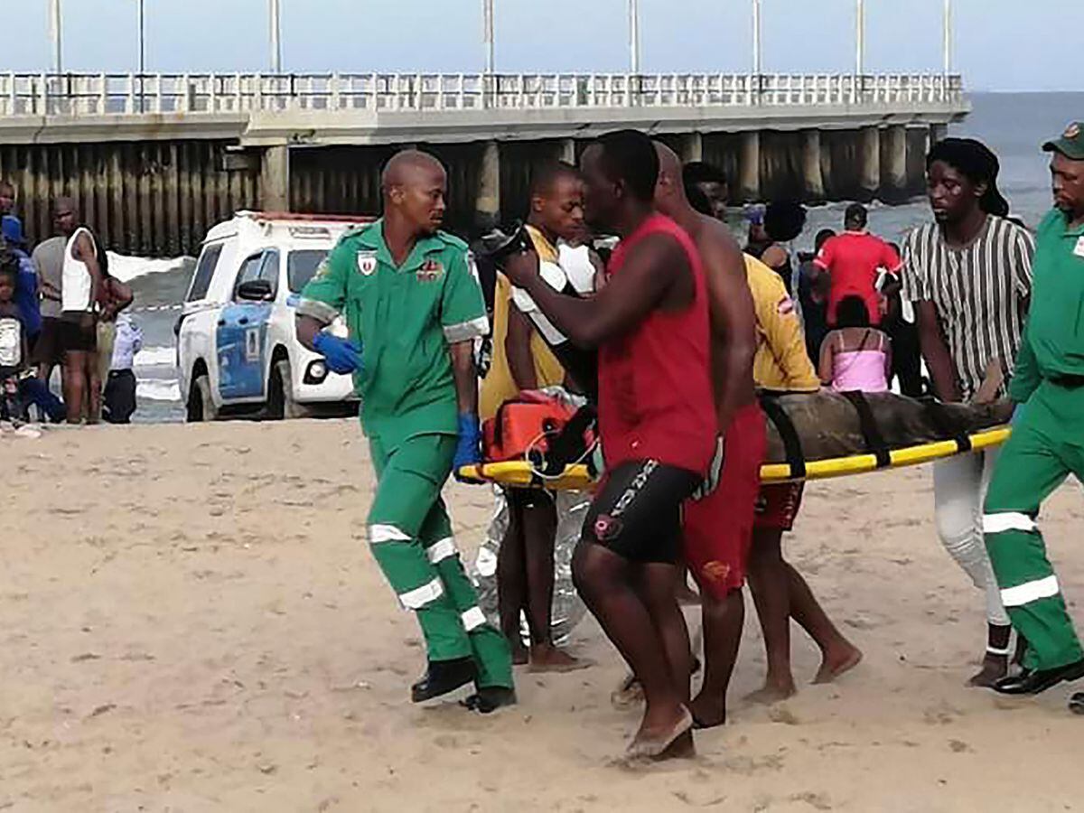 Three killed after high waves hit South African beach