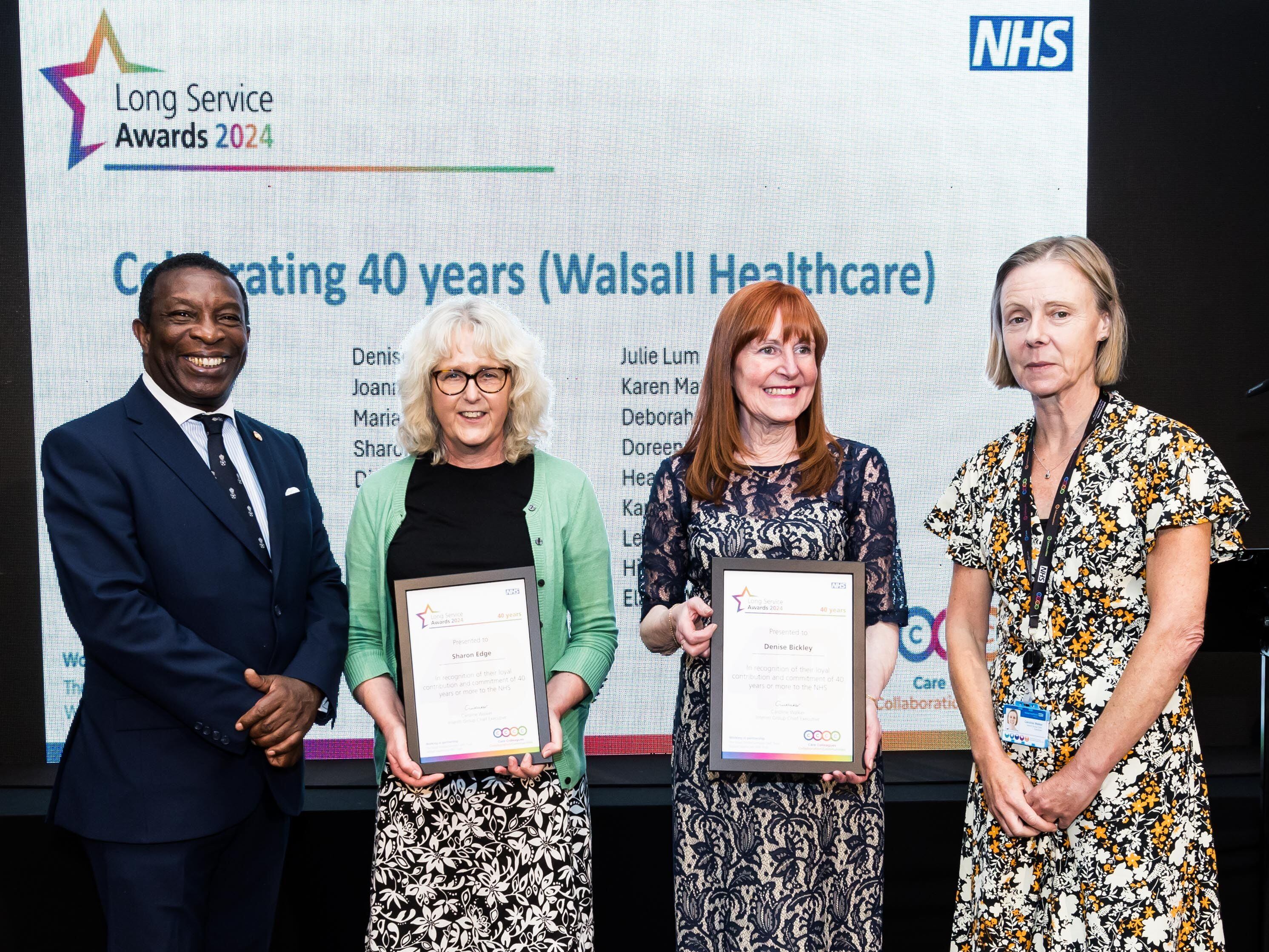NHS staff honoured for combined 12,405 years of service