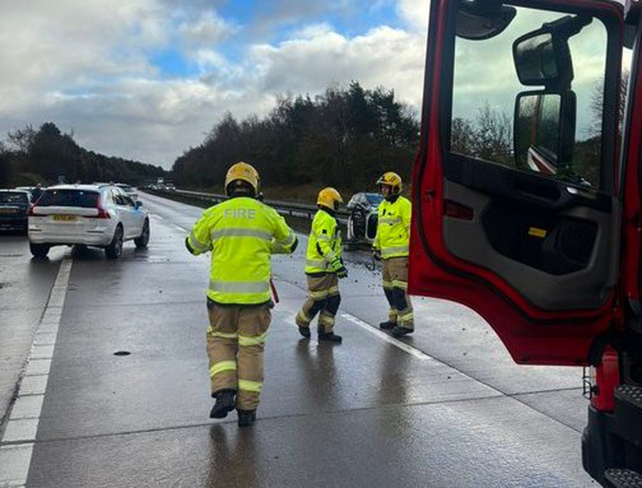 Severe Delays After Two Car Crash On M54 Express And Star