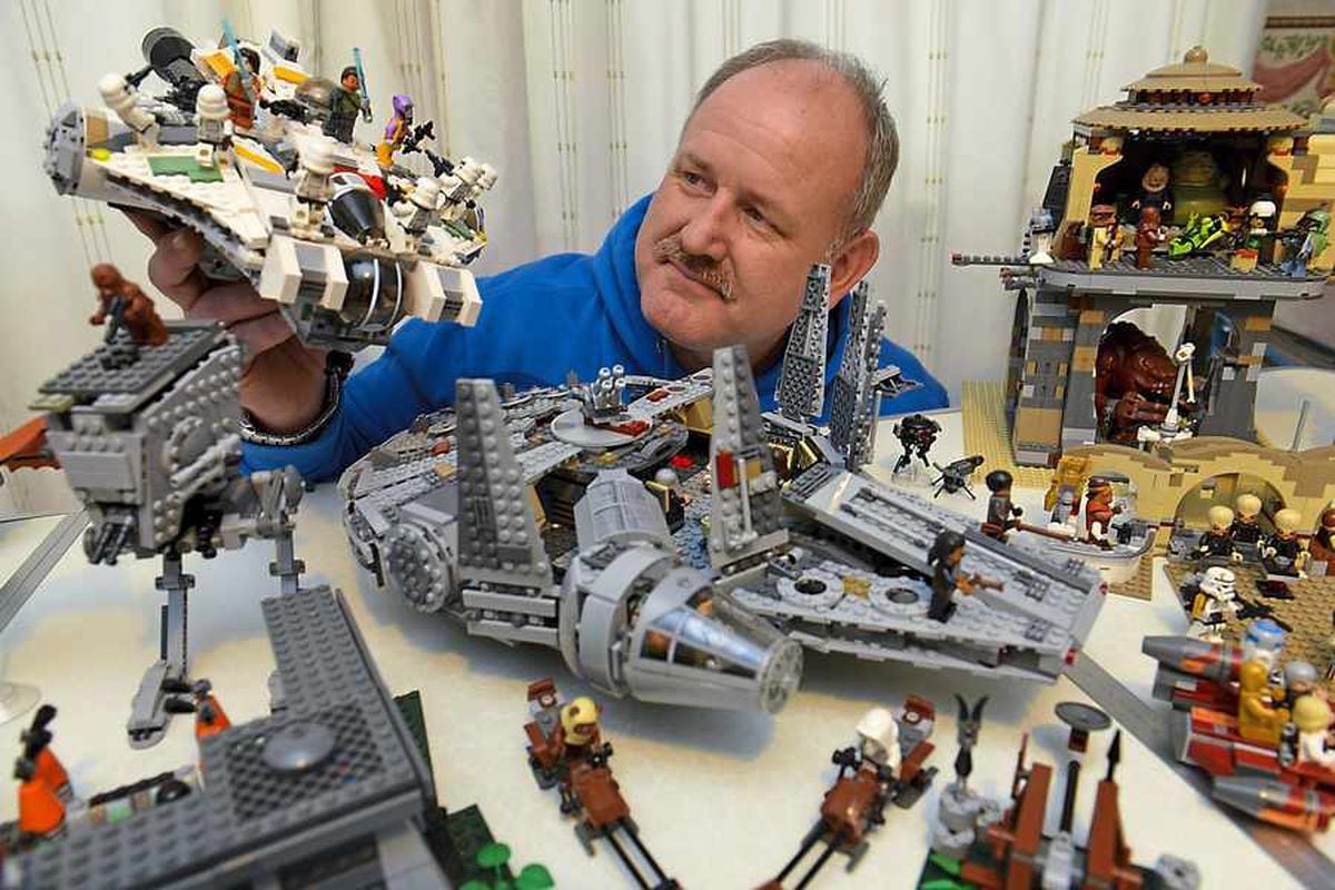 In pictures Matt uses Lego sets to build Star Wars empire at his