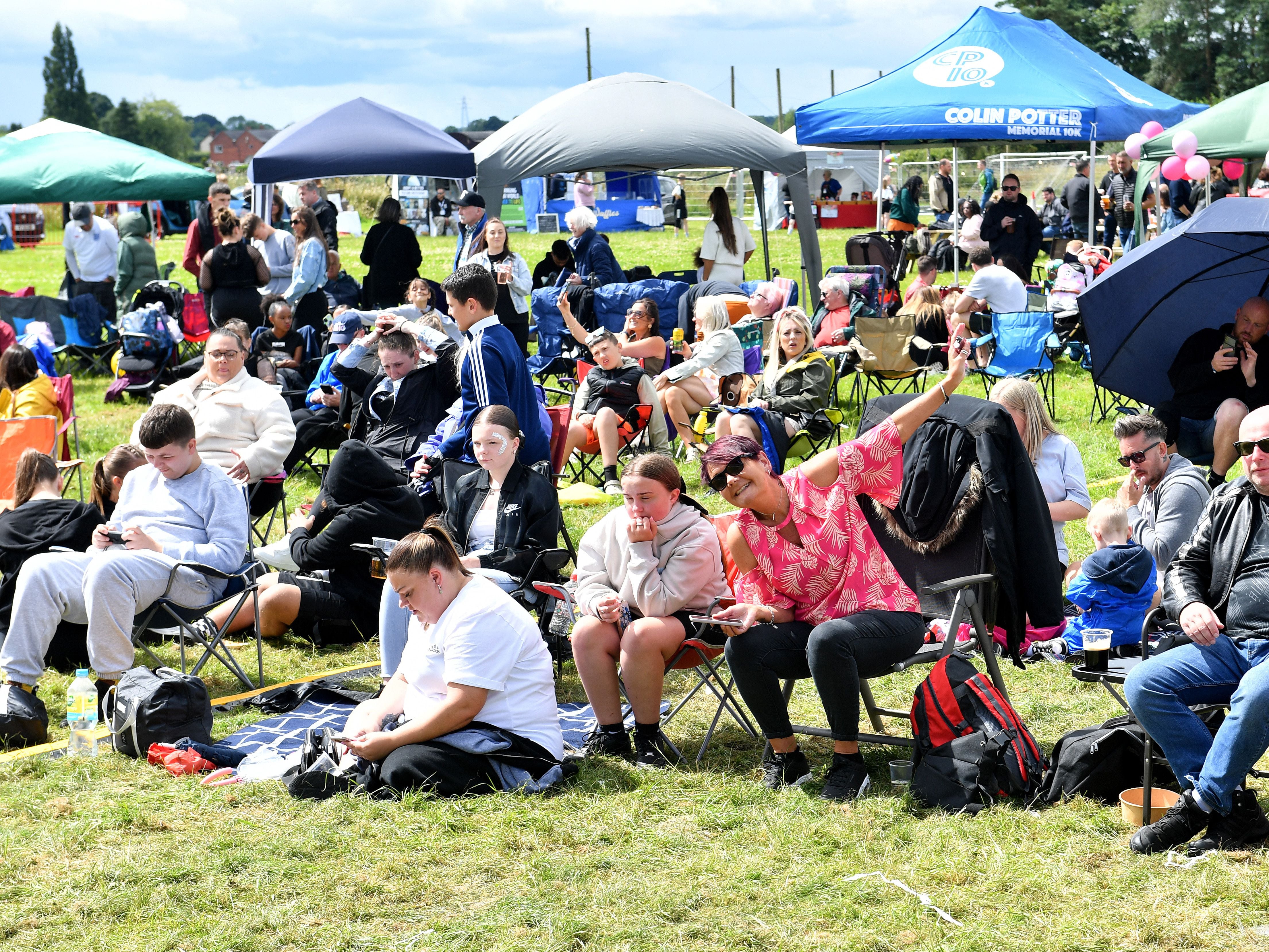 Crowds come out for nostalgia, music, comedy. stars and family fun  at Penkridge event