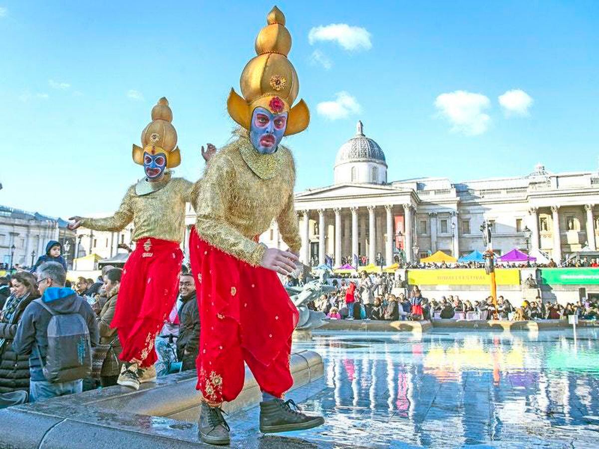 In pictures Diwali comes to Trafalgar Square Express & Star