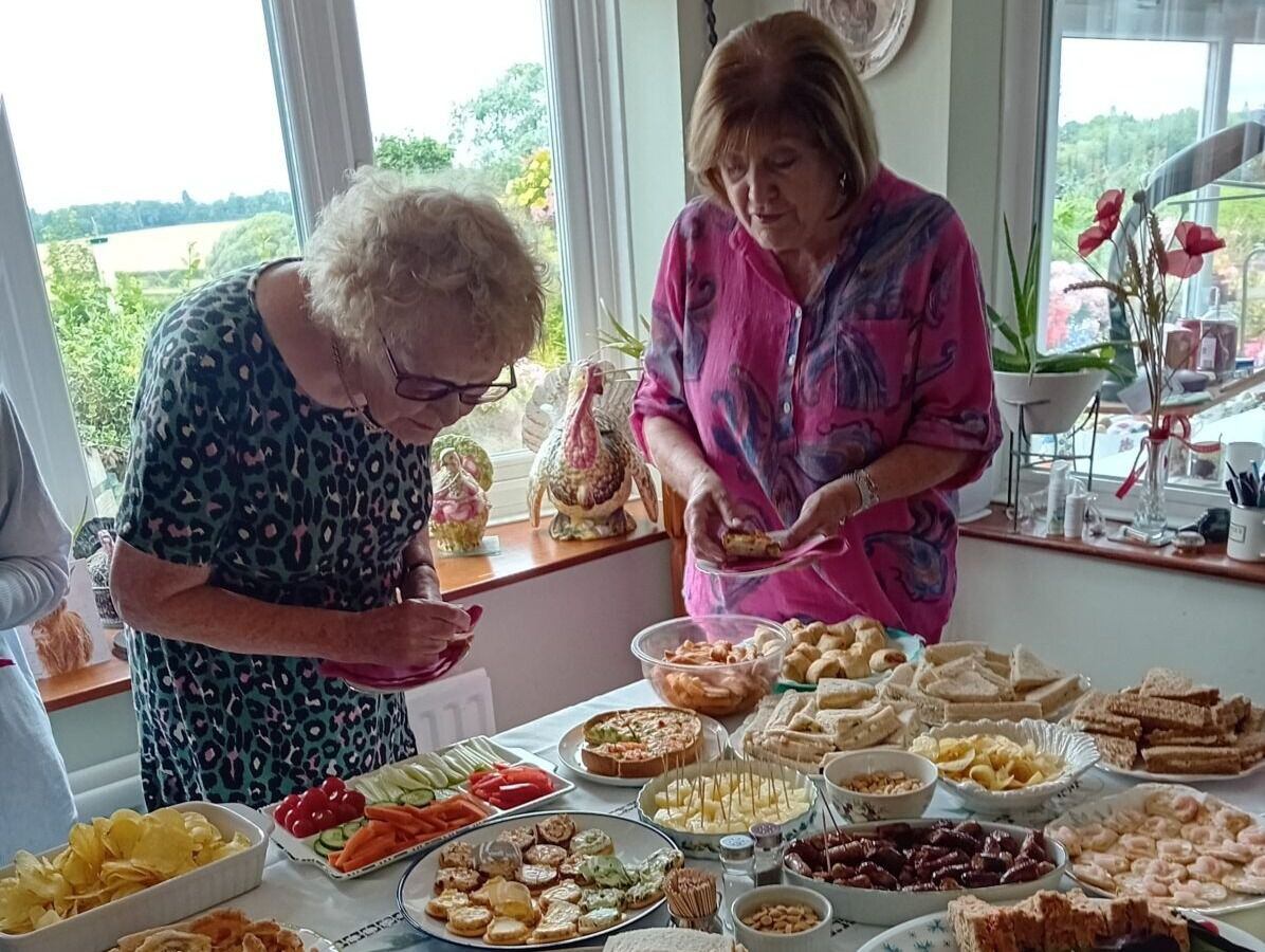 Trysull & Seisdon WI enjoy a summer get-together with afternoon tea