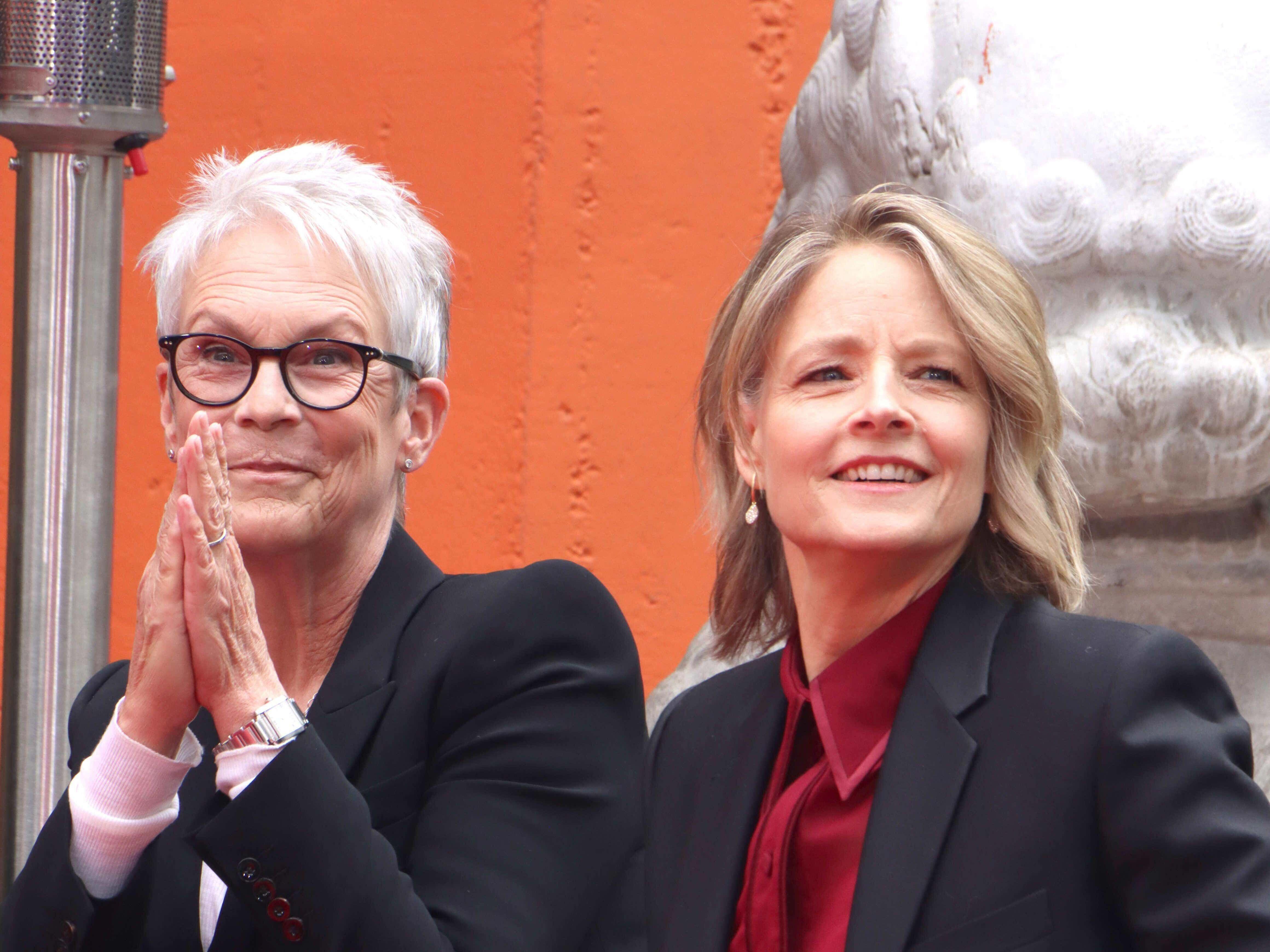 Jodie Foster and Lindsay Lohan honour Jamie Lee Curtis at Disney awards