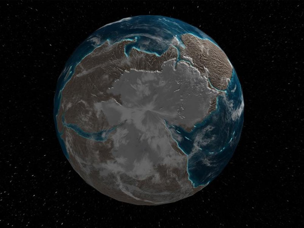 Interactive map shows what Earth looked like 600 million years ago