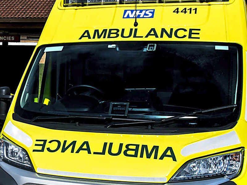 Injured man unwilling to be treated urinated in ambulance after 'being attacked with bottle'