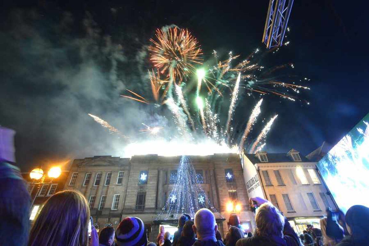 In pictures Stafford's Christmas lights switchon Express & Star