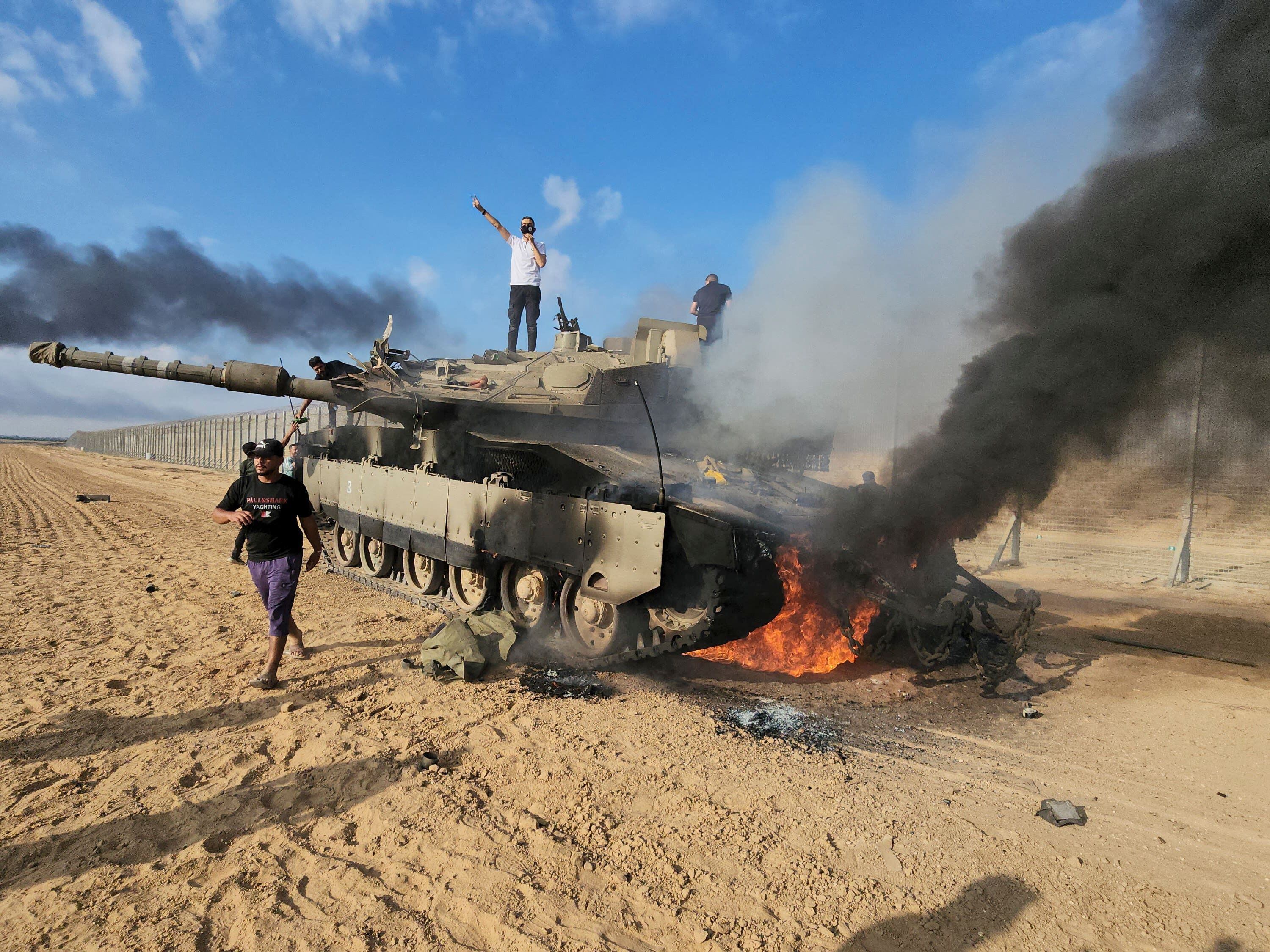 Hamas surprise attack out of Gaza Strip stuns Israel and leaves dozens dead